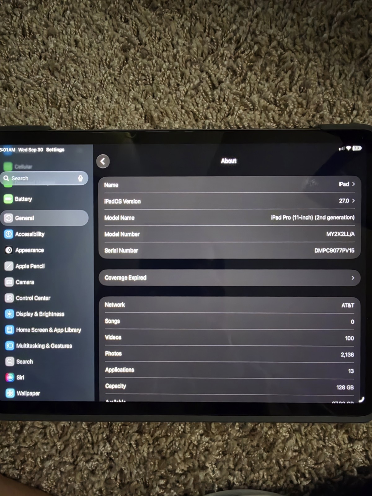 iPad Pro 11 2nd Gen