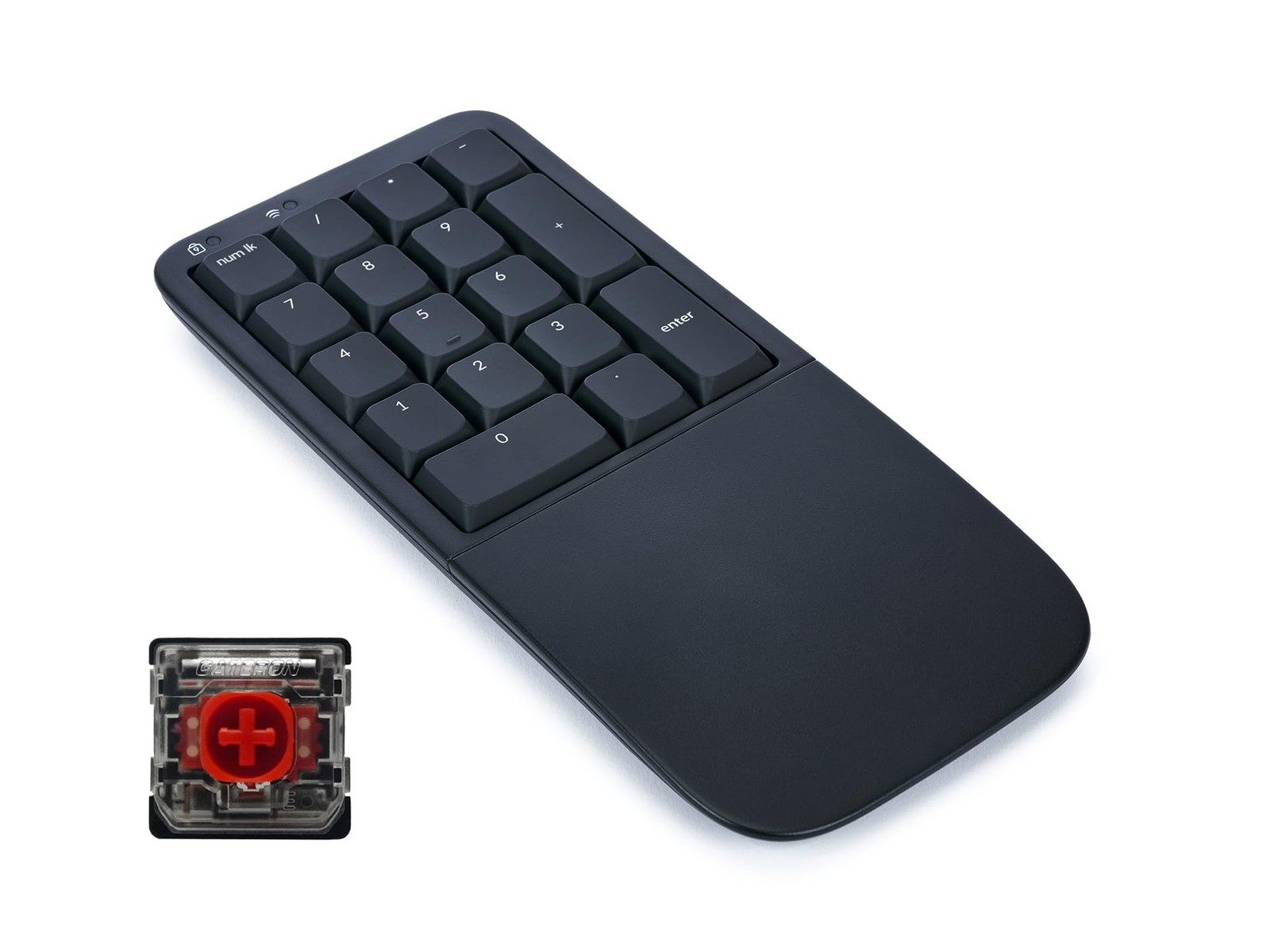 KINESIS Mechanical Keypad LP Numeric 10-Key for Mac & PC | Wired & Wireless Mode