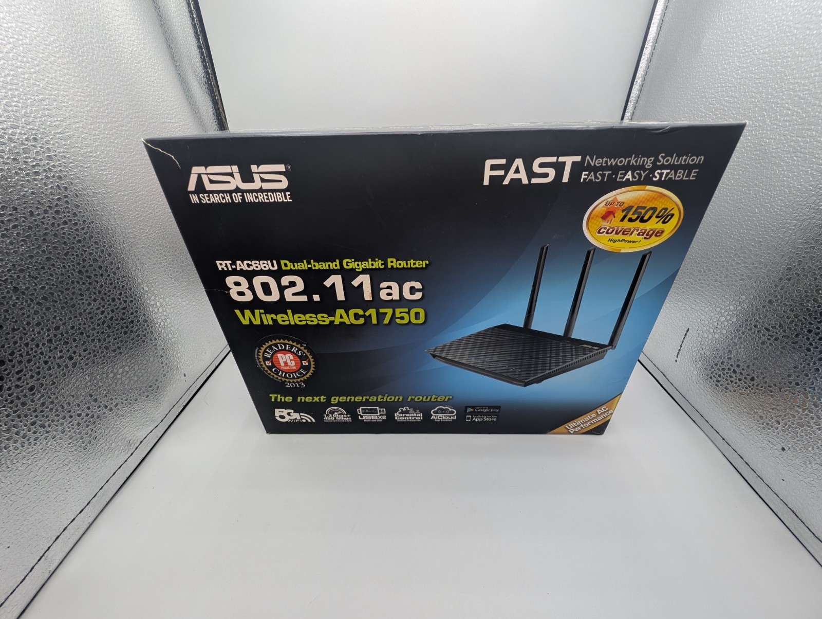 ASUS RT-AC66U Dual-band Gigabit Router & ASUS RT-AC66U B1 2 Pack AI Mesh System