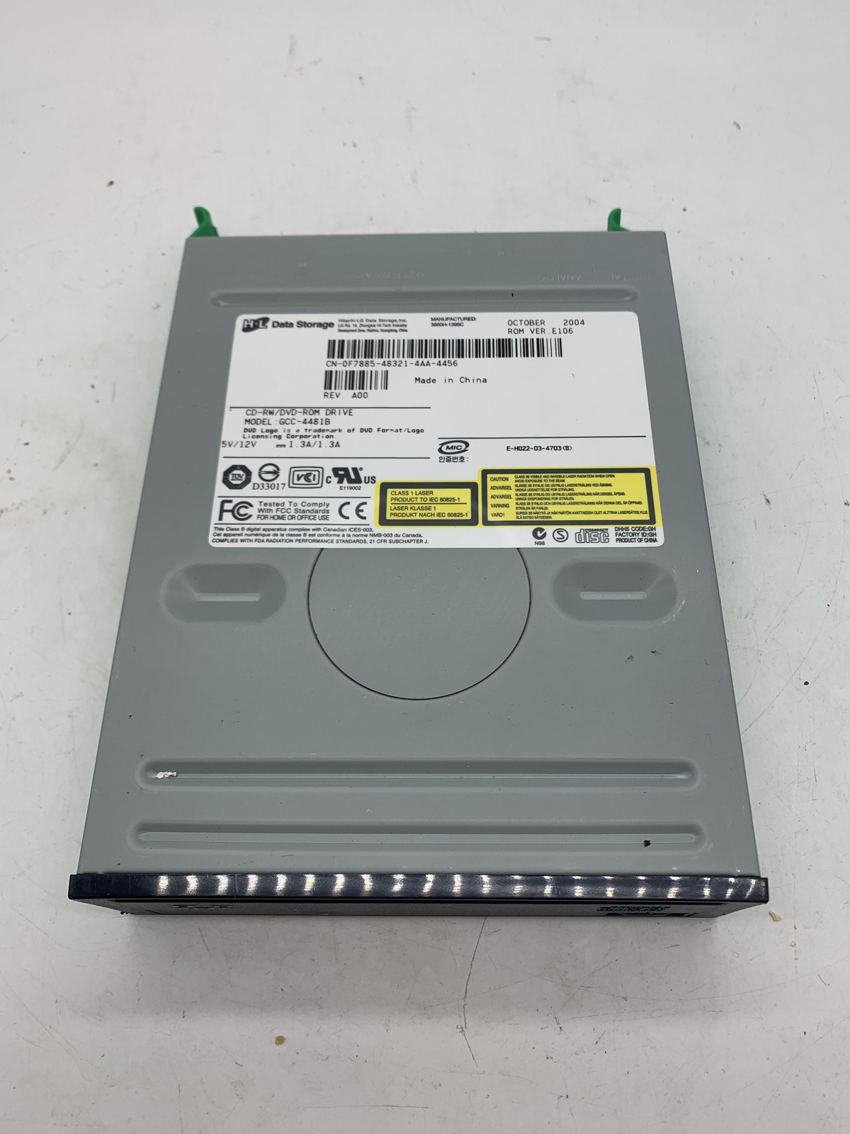 Hitachi LG Data Storage GCC-4481B CD-RW/DVD-ROM Drive ~ 