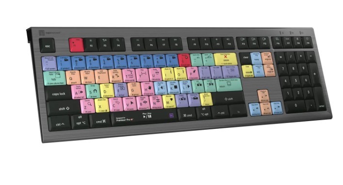 Logickeyboard ASTRA 2 Backlit Wired Keyboard for Adobe Premiere Pro CC (Mac US) 