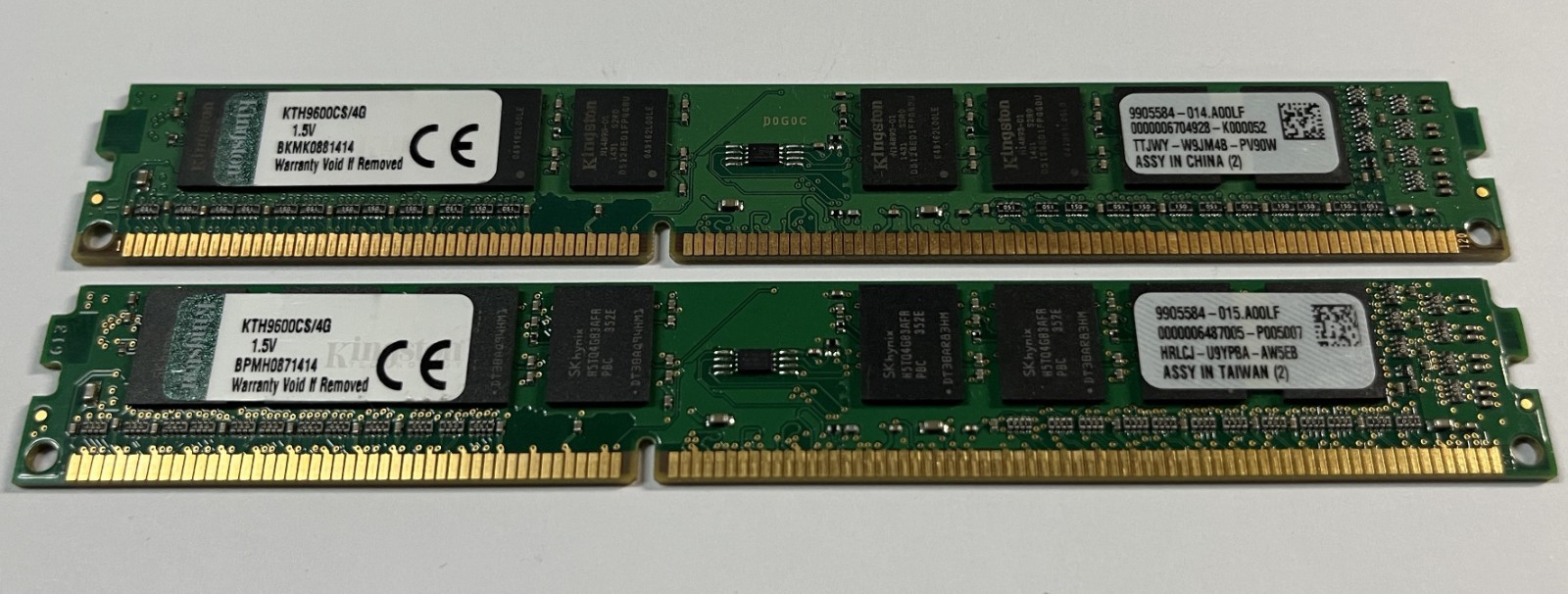 Kingston KTH9600CS/4G 8GB (4GB x 2) DDR3 1600MHz Low Profile Desktop Memory