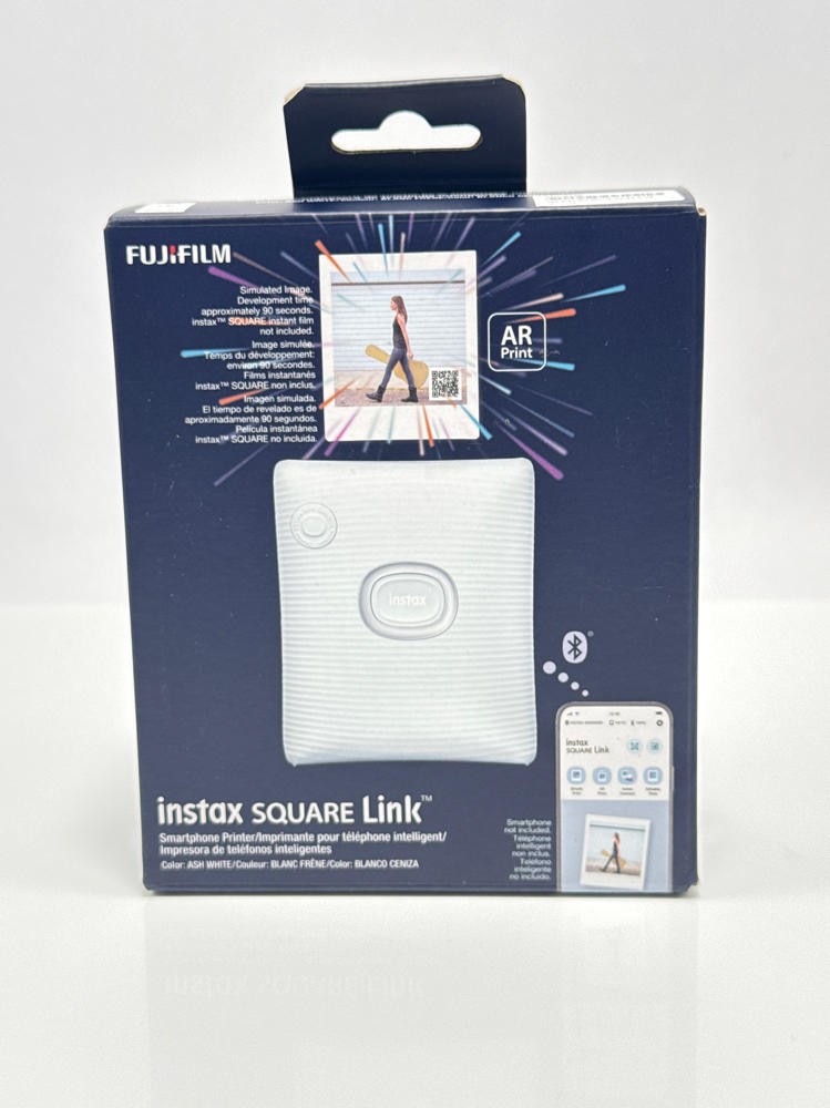 Fujifilm Instax Square Link Smartphone Printer Ash White