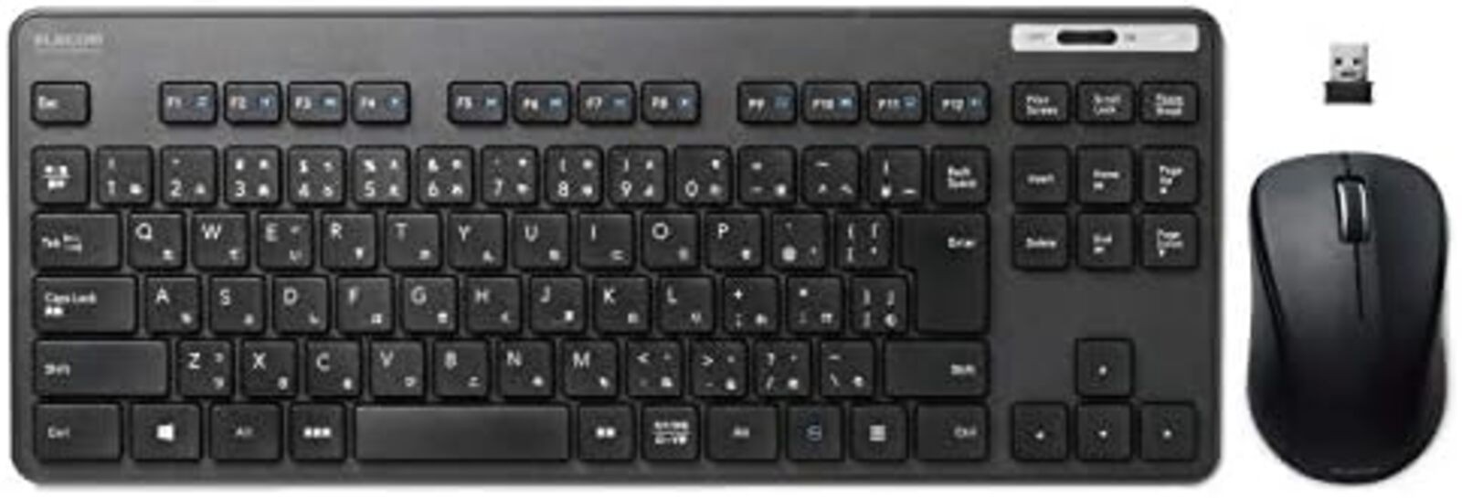 ELECOM Wireless Thin Keyboard/Standard Japanese Layout/Conformity New from Japan
