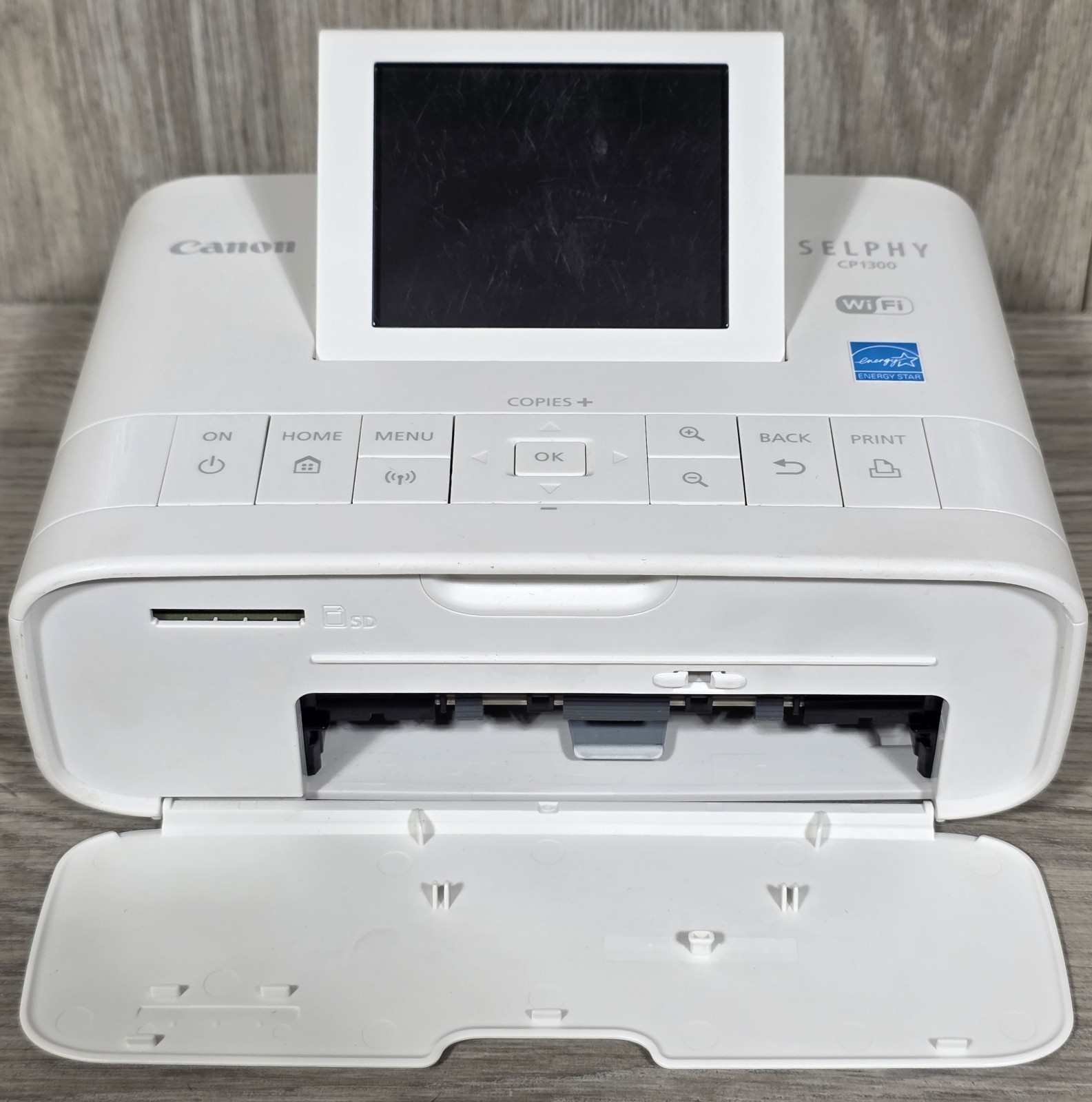 Canon SELPHY CP1300 Wireless WiFi Compact Photo Printer w/Power Supply - TESTED 
