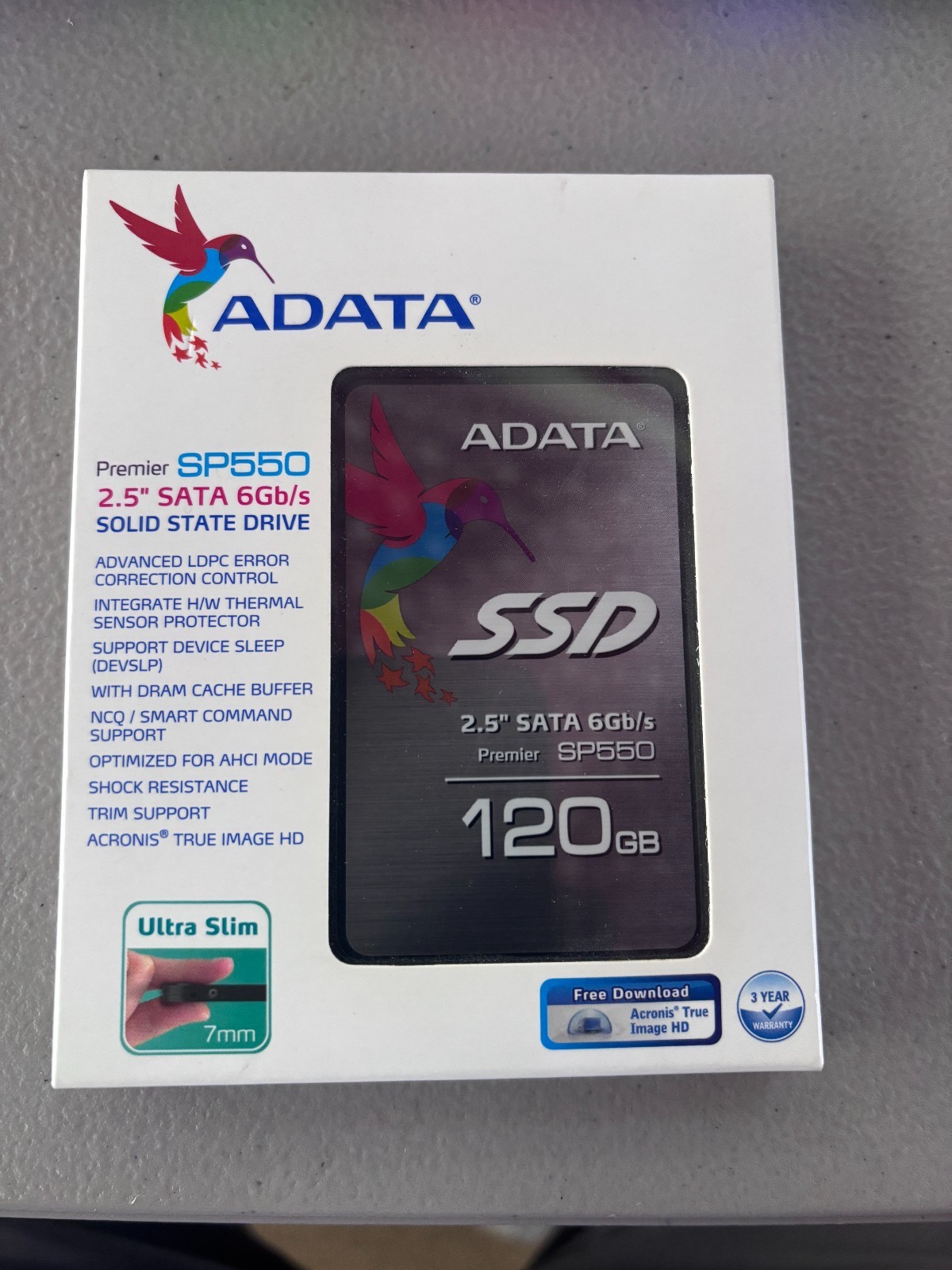 ADATA Premier SP550 120GB 2.5" SATA III Internal SSD Black