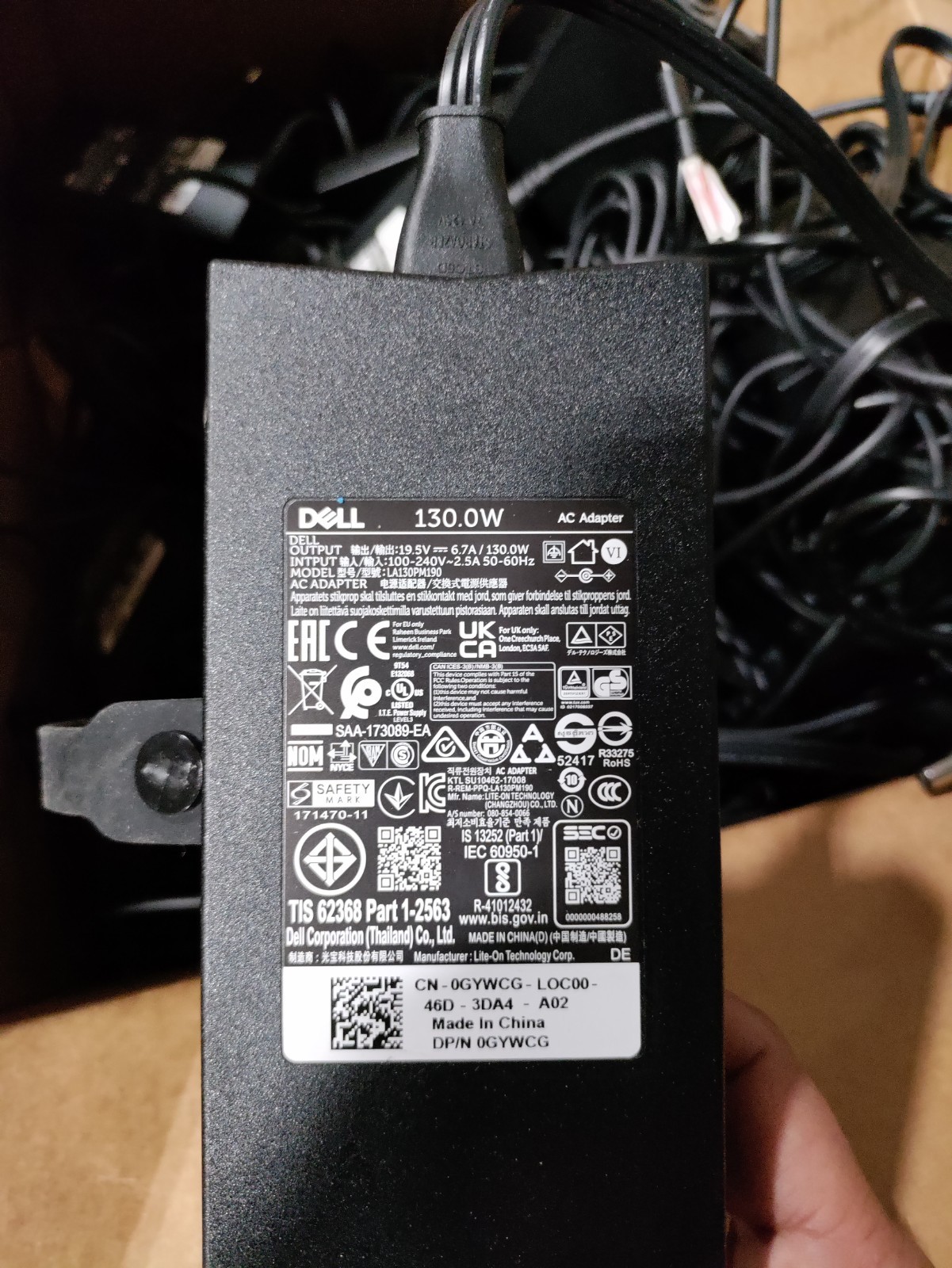 130watt Dell Lot Of 10 For $190.99 With Power Cords 
