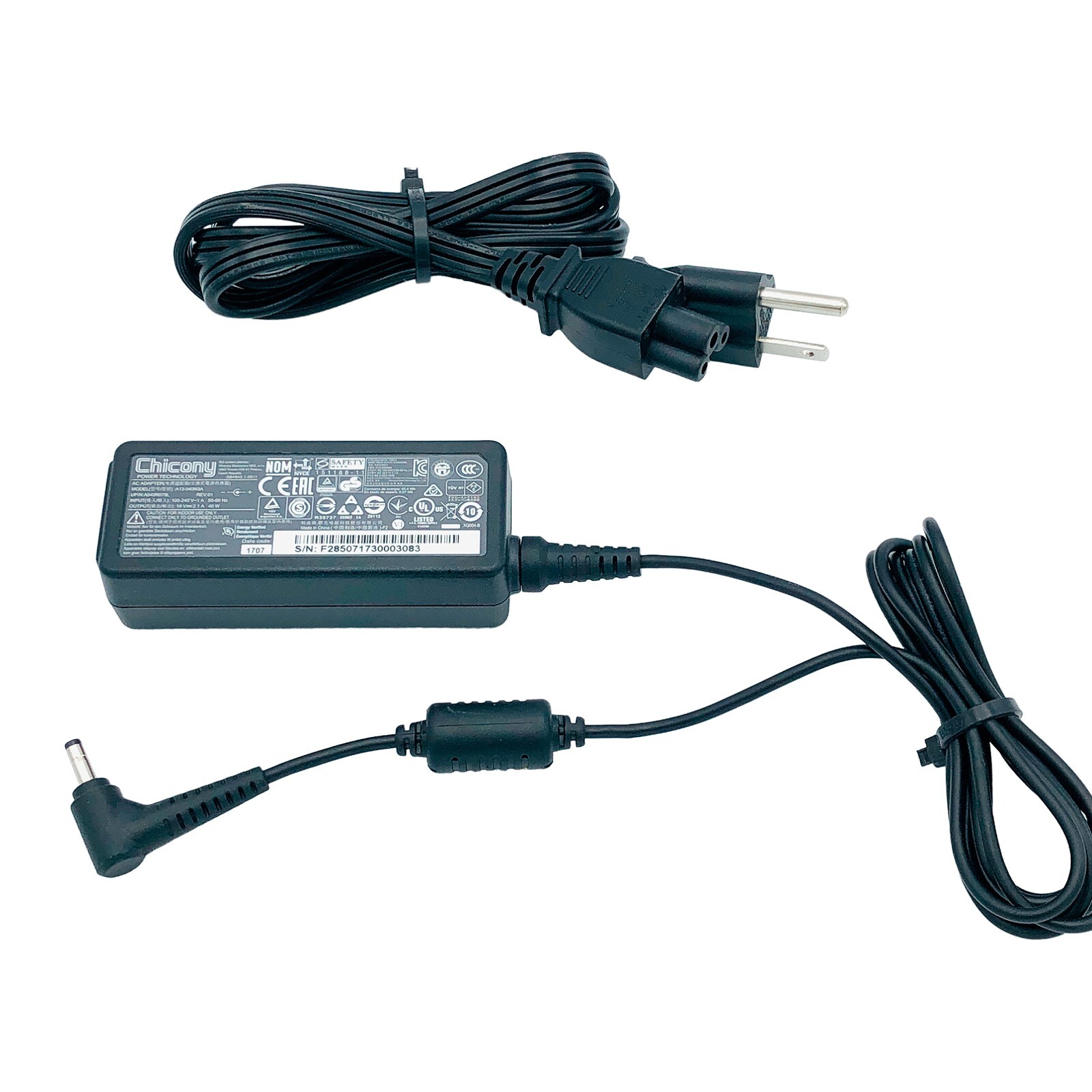 Original Chicony 40W AC Adapter for Asus Vivobook S712DA-DB36 S712JA-WH54