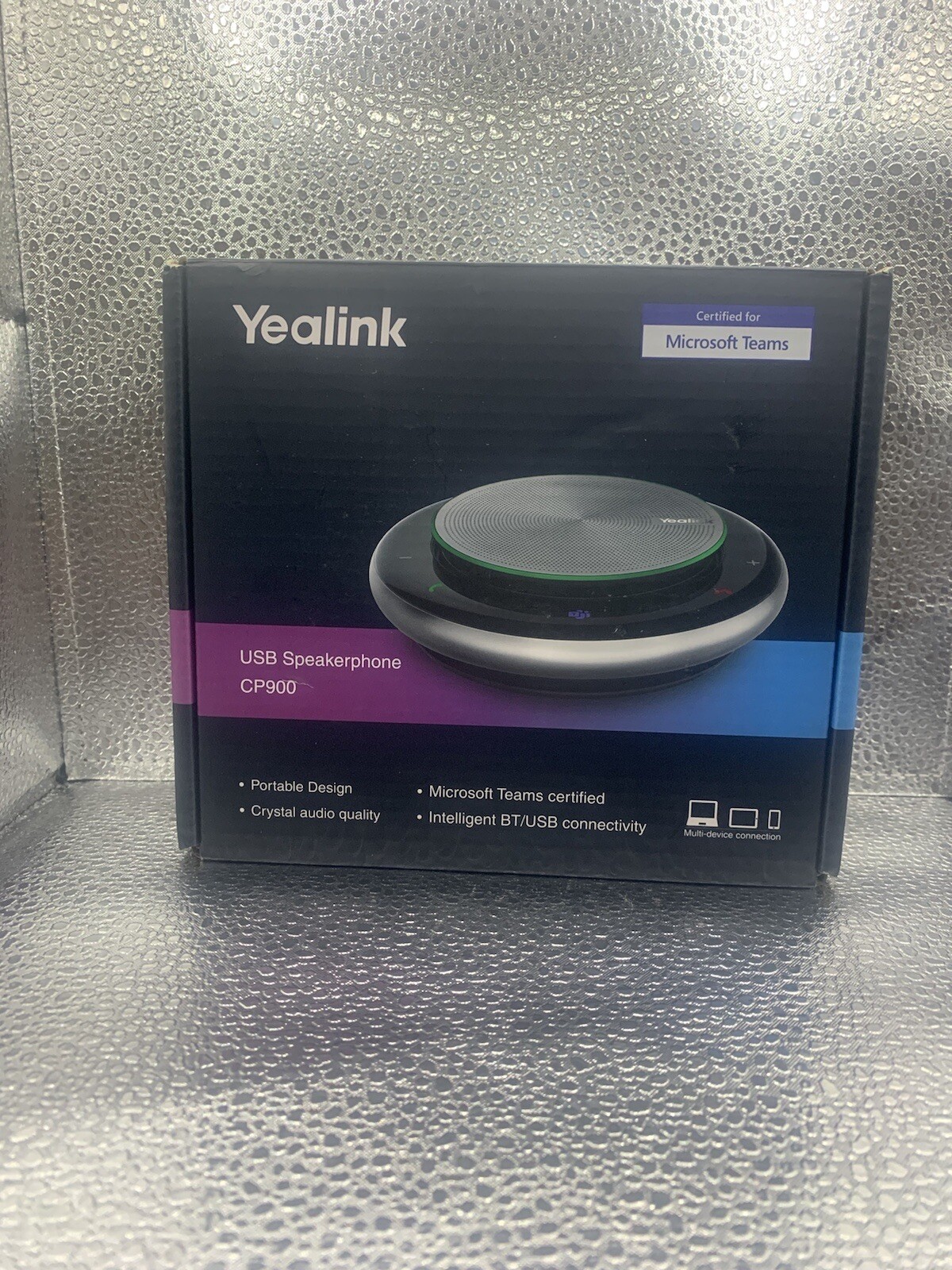 (SEALED) Yealink 300-900-001 Cp900 Usb Speakerphone With Bt50 - Black