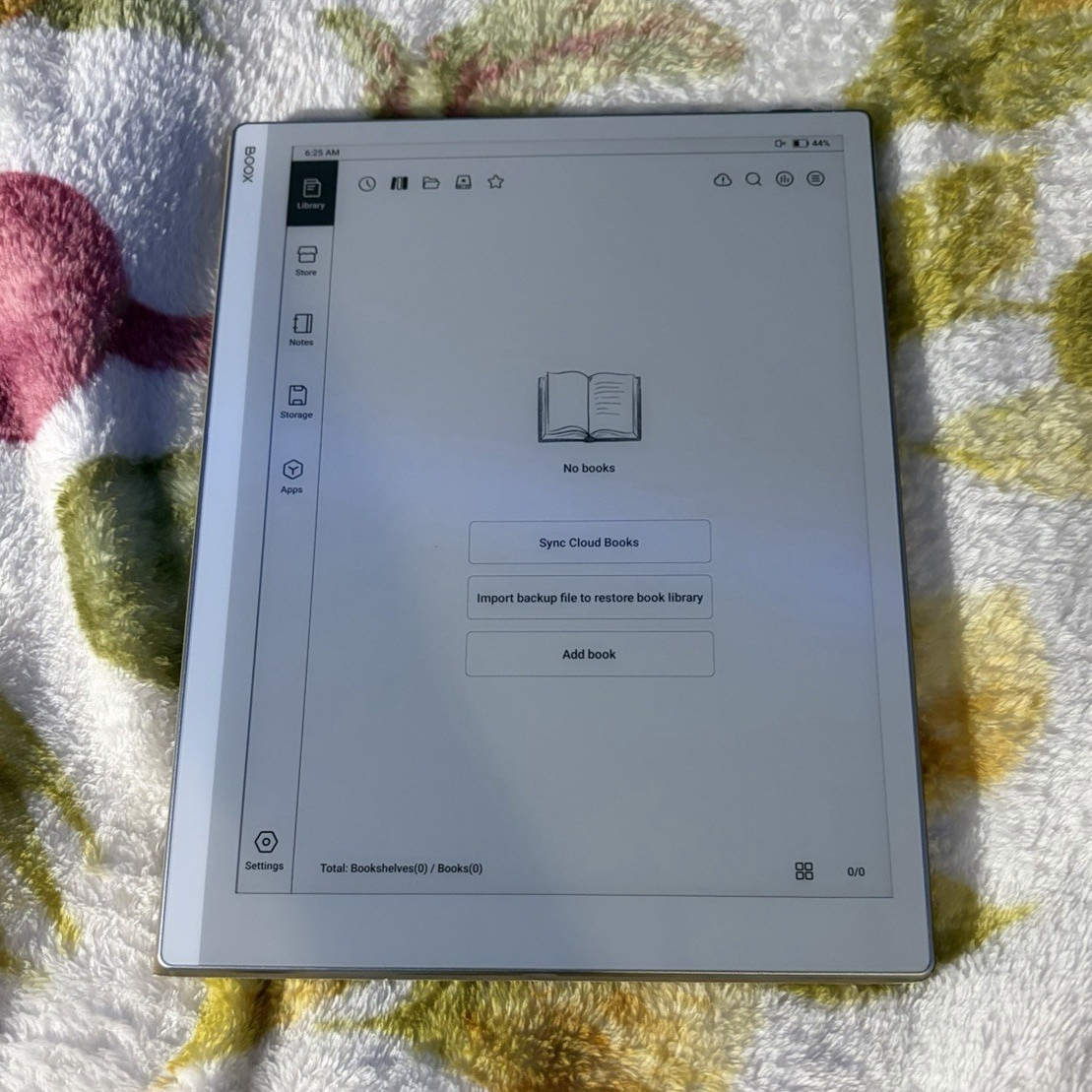 ONYX BOOX Go Series 10.3" Beige eBook Reader 64GB Wi-Fi Touchscreen Used