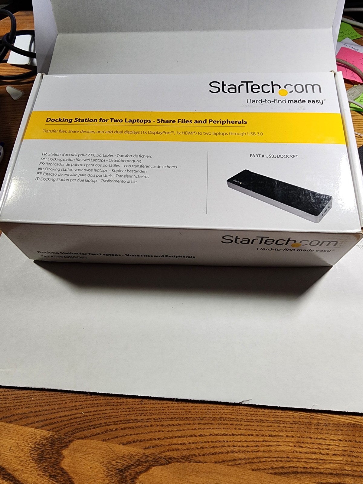StarTech.com USB3DDOCKFT - Docking Station for 2 Laptops W/ AC open box B2