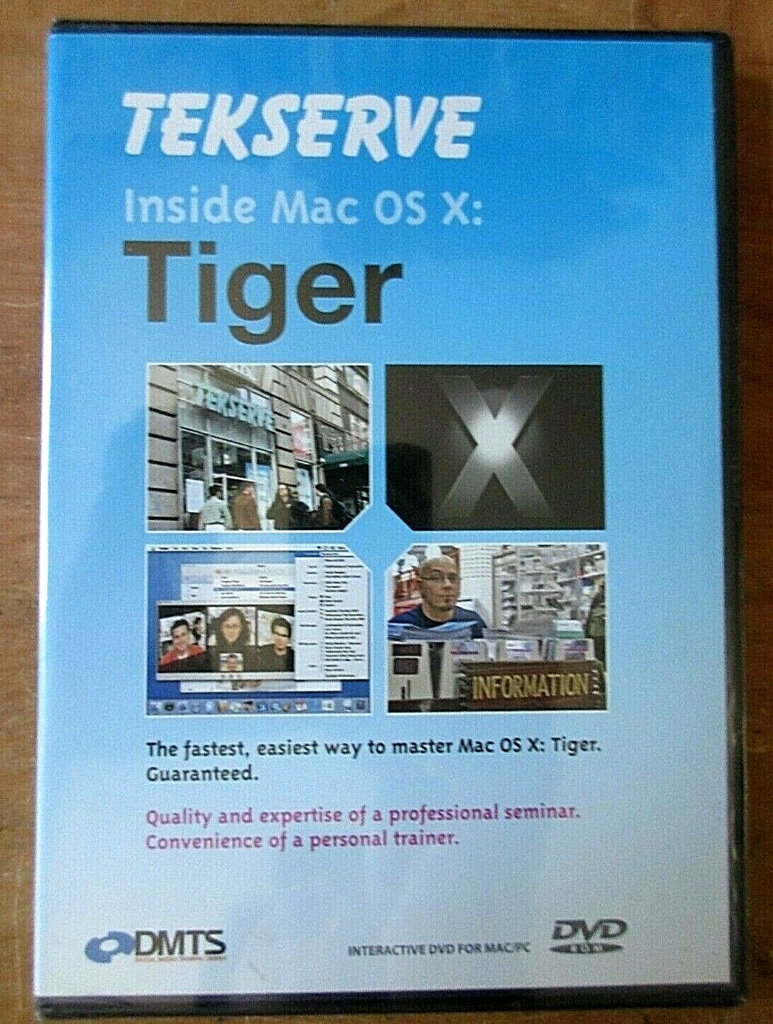 TEKSERVE  Inside Mac OS X: Tiger DVD Rom (Mac) 2005  NEW + Used 