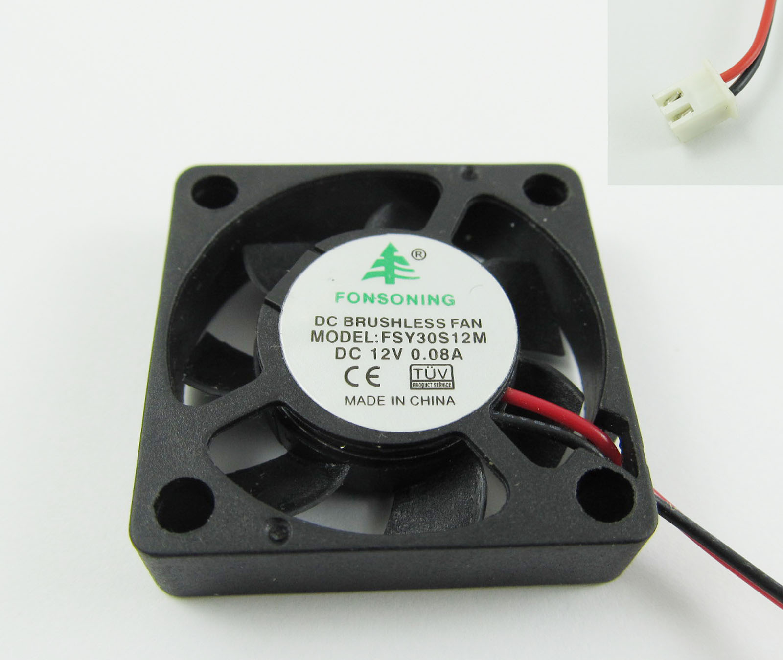 10pcs Brushless DC Cooling Fan 11 Blade DC 12V 30mm x 30mmx 06mm 3006 2 Pin Wire
