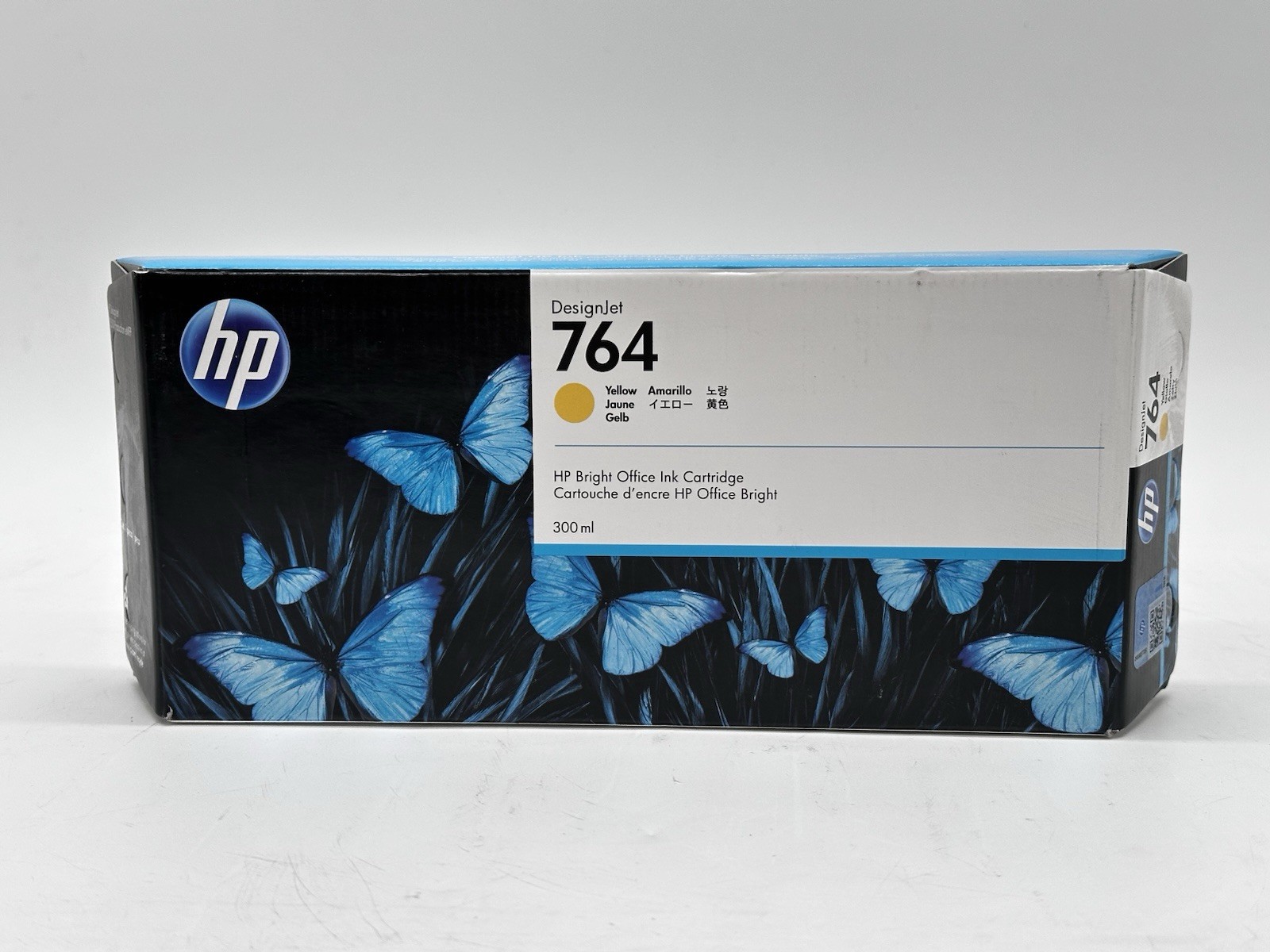 New Genuine HP 764 Yellow DesignJet Ink Cartridge 300ml C1Q15A