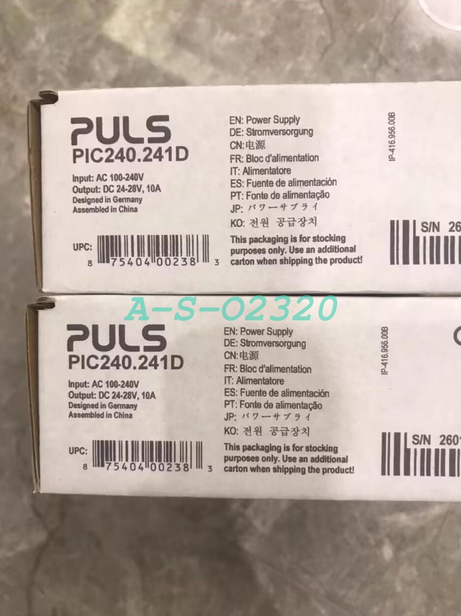1PC Puls PIC240.241D Power Supply Output 24-28VDC In Box FEDEX/DHL