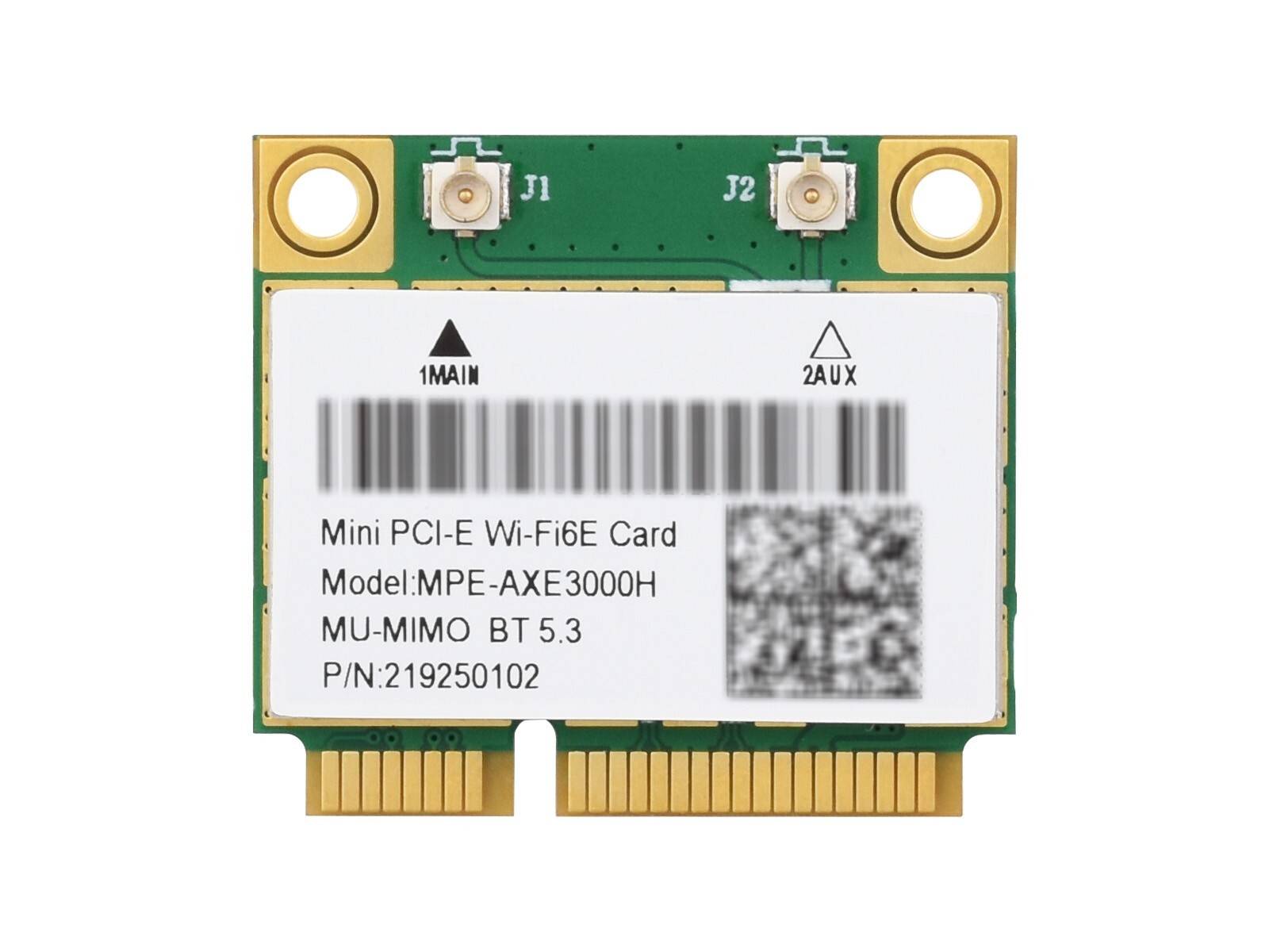 Waveshare Wireless MINIPCIE AX210 NIC Gigabit Tri-Band Wi-Fi 6E 802.11AX