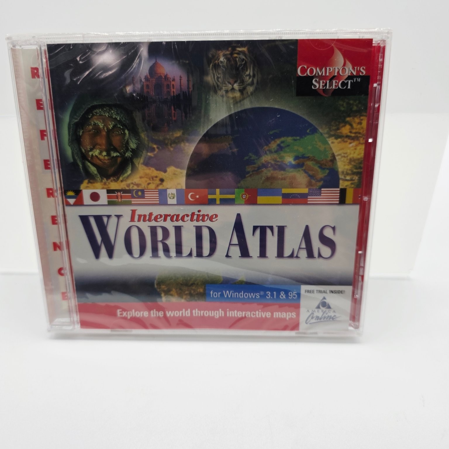 Compton's Select Interactive World Atlas Software for Windows 3.1 & 95