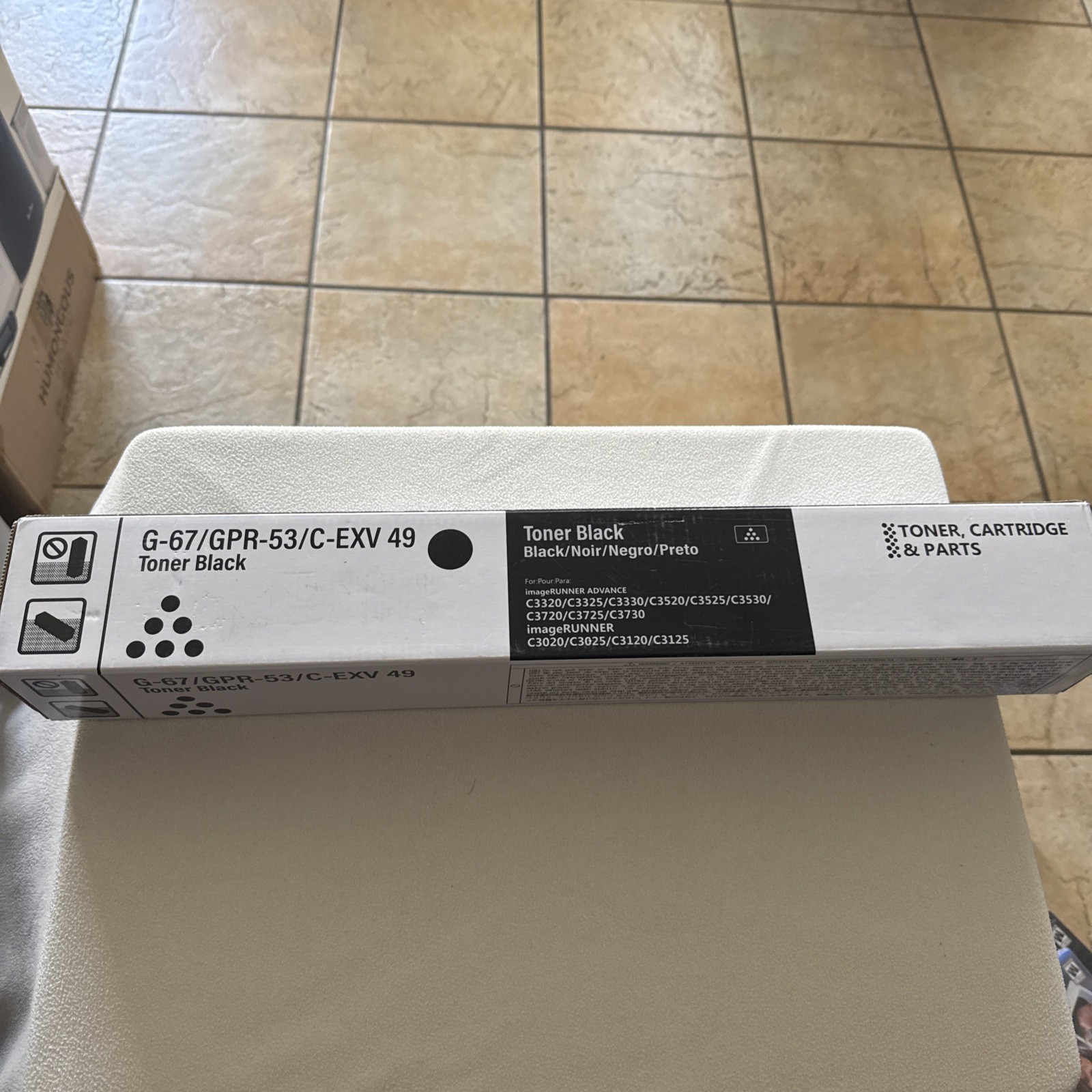 GPR-53 G-67 C-EXV 49 Black Toner Cartridge Compatible For Canon imageRUNNER