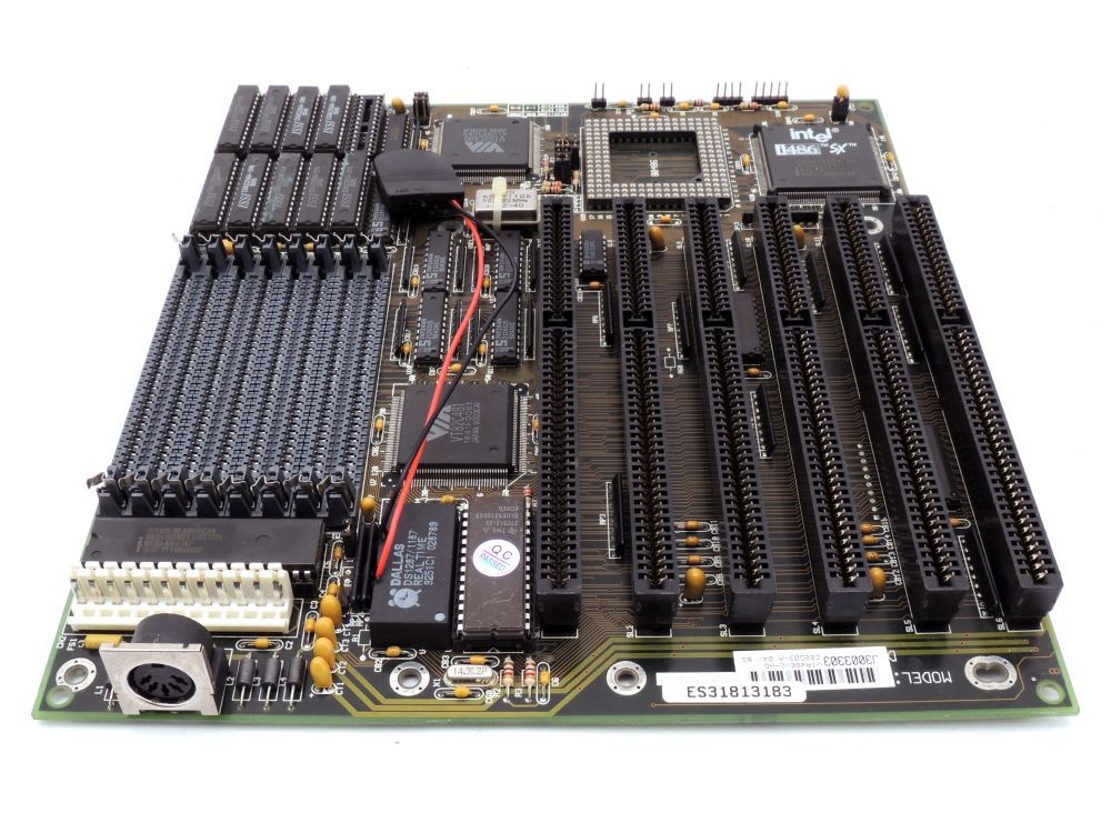 FIC 4386-VC-HD Vintage Socket 1 PC Motherboard 486 CPU VIA Motherboard 256KB Cache