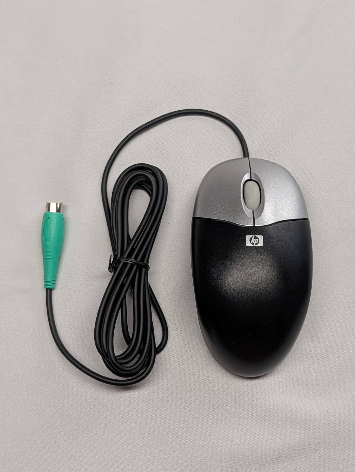 Vintage HP Optical Scroll Mouse PS/2 M-SBF96 417441-002 Silver Black New Other