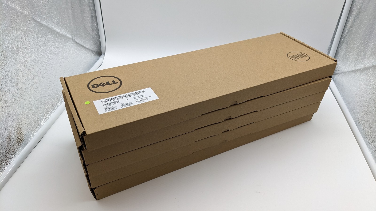 LOT OF 5 Dell KB216-BK USB Wired Computer Black Slim Keyboard 06NDTV KB216t