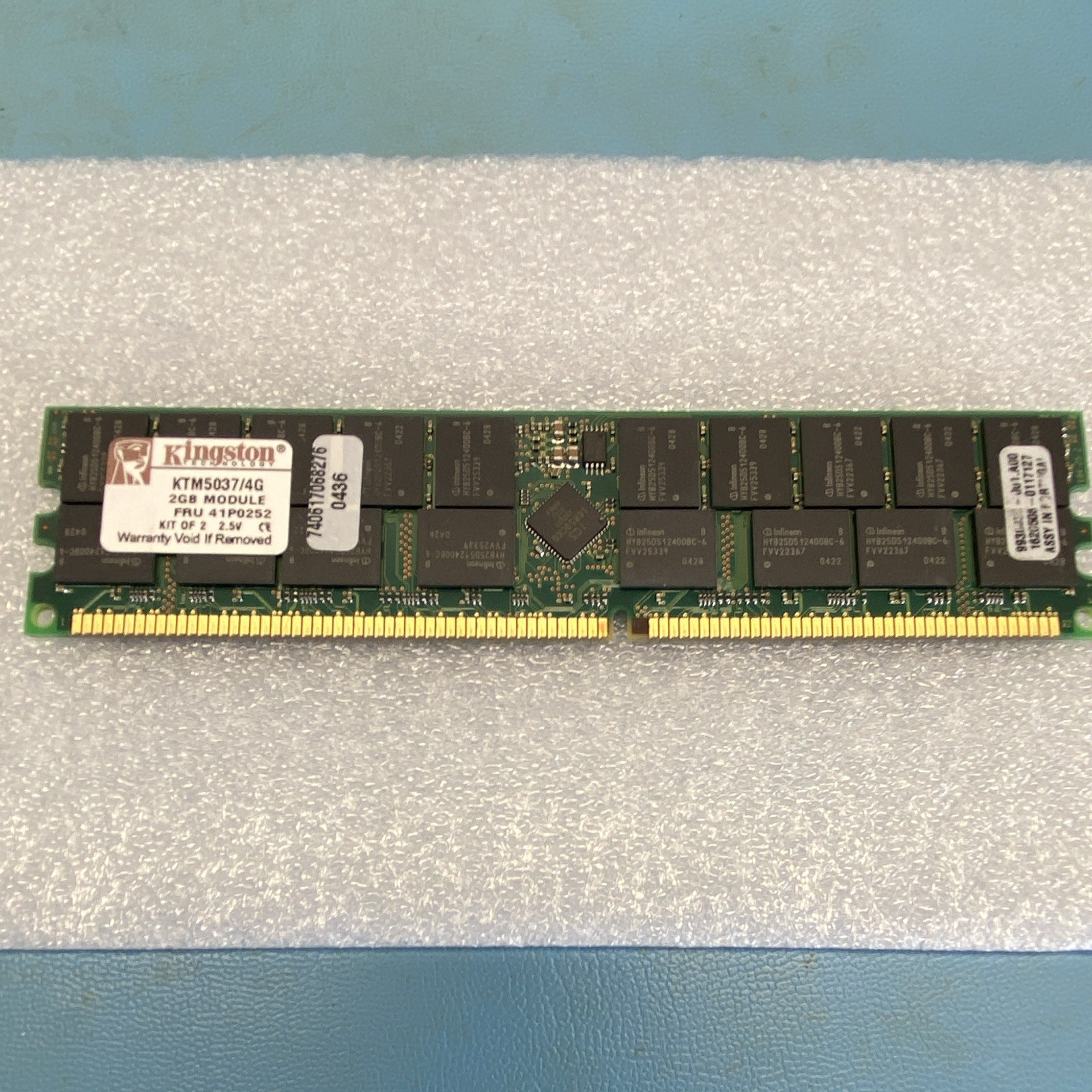 Kingston 2GB DDR2 SDRAM DIMM PC2-5300 240-Pin ECC RAM 1x2GB KTM5037/4G