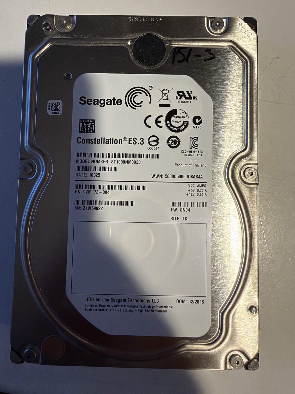 Seagate Constellation ES.3 3.5 in Enterprise HDD | ST2000NM0033