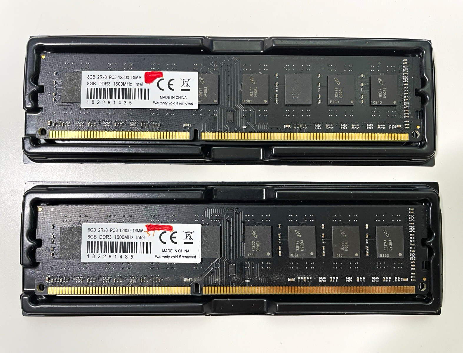 16GB (2x8GB) DDR3-1600 PC3-12800 240-Pin DIMM Desktop RAM Intel
