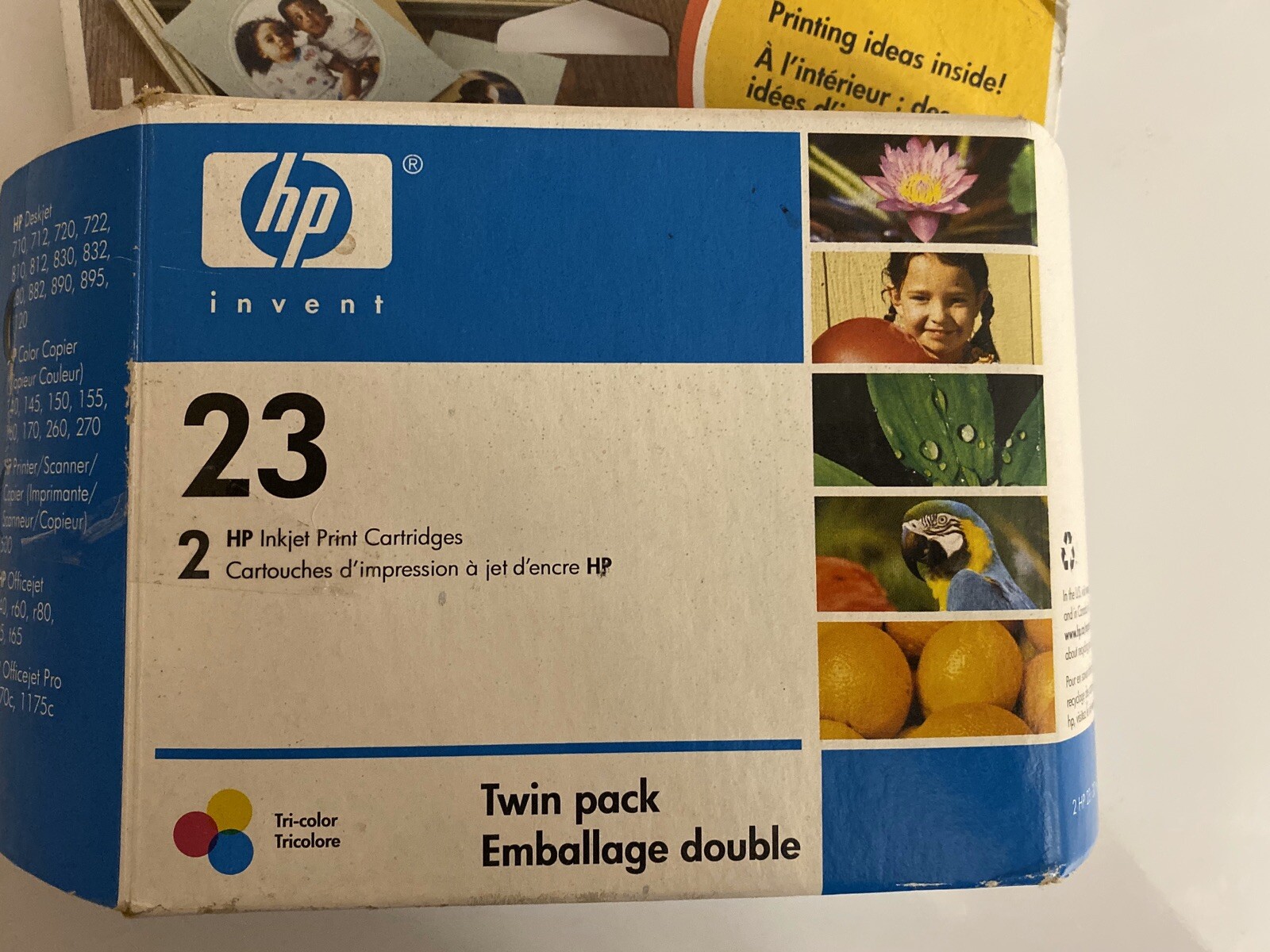 Genuine HP 23 Tri-Color 2-Pack Ink Cartridges Expires Nov 2006