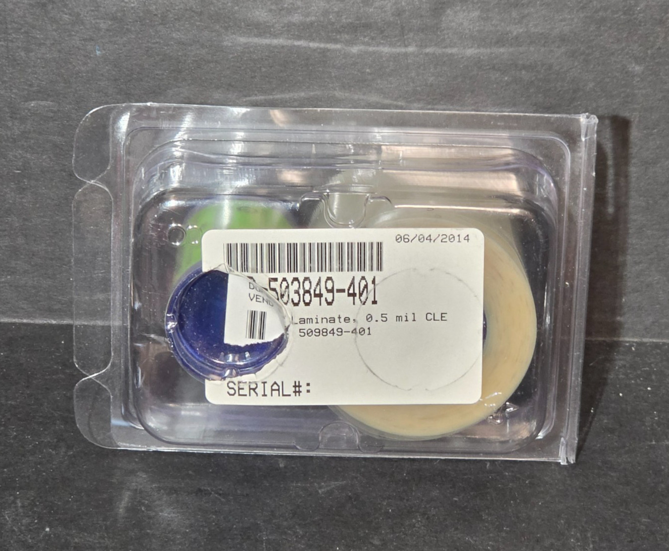 Datacard/Entrust SP75 503849-401 Clear 0.5mil 375 Print Duragard Laminate  OEM