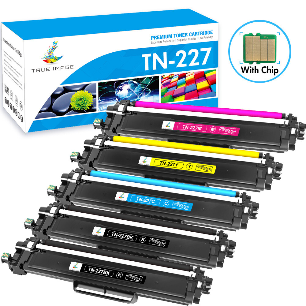 5Pk Toner Compatible With Brother TN223 TN227 HL-L3230CDW L3270CDW MFC-L3770CDW