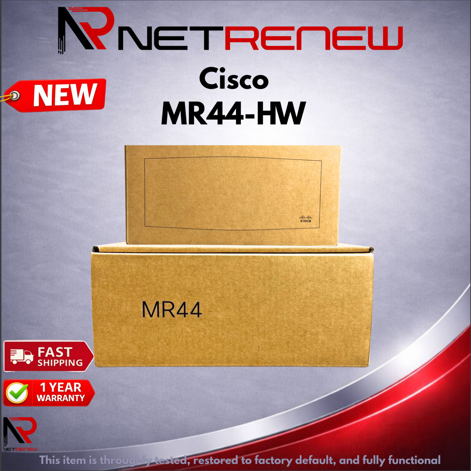 New Cisco Meraki MR44-HW 2.5GHz Wireless Access Point