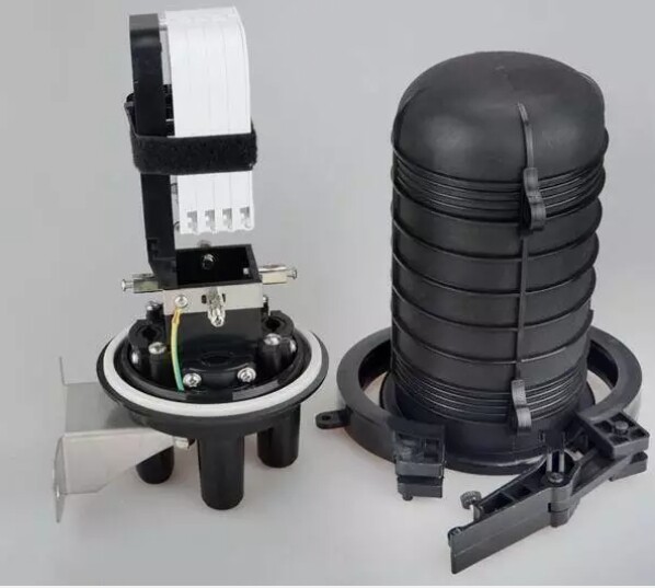 48 core Vertical Dome Fiber Optic Closure Splice oint Box Fiber Optic Closures