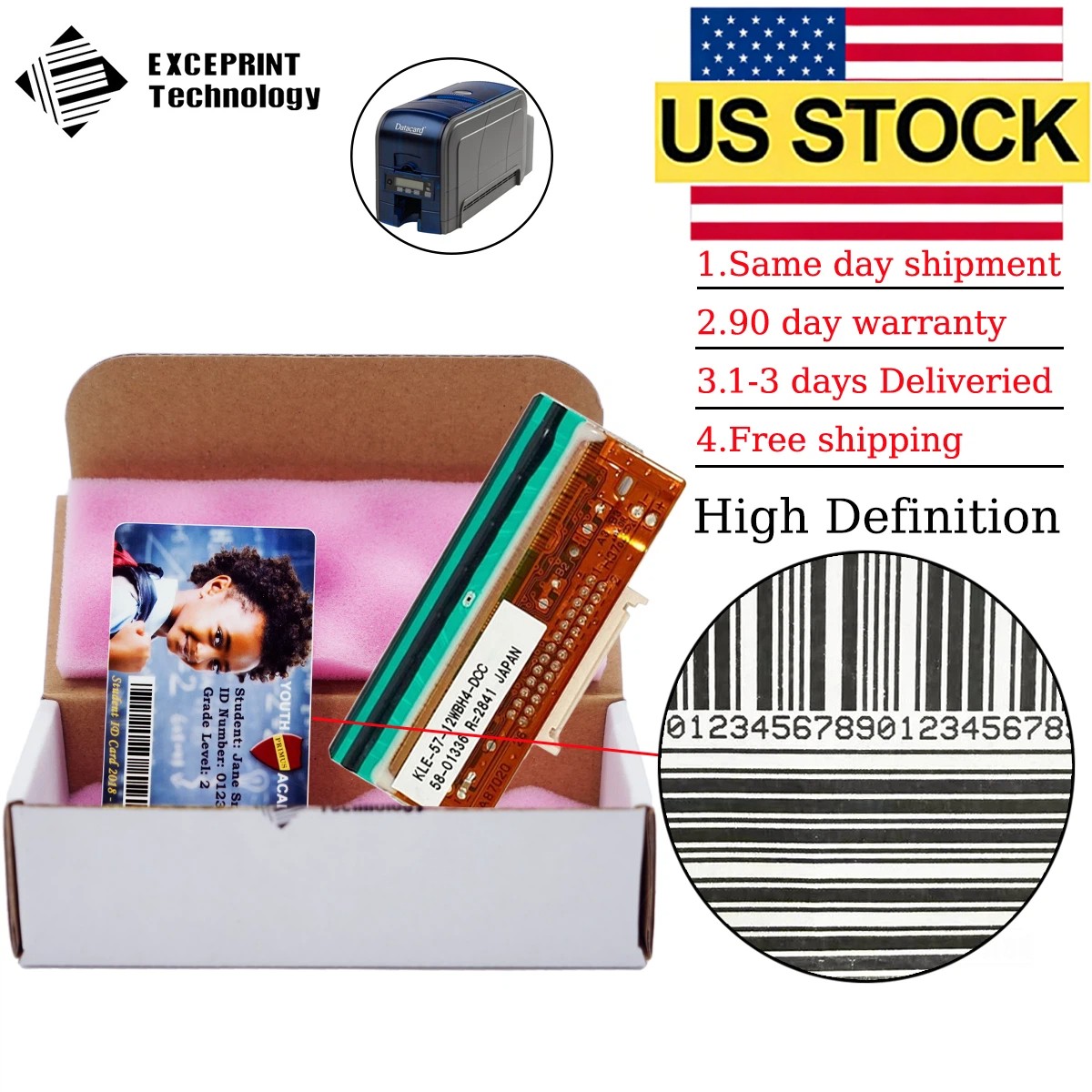 ✅ Printhead for Datacard SD260 SD360 SD460 Card 546504-999 546504-001 US STOCK ✅
