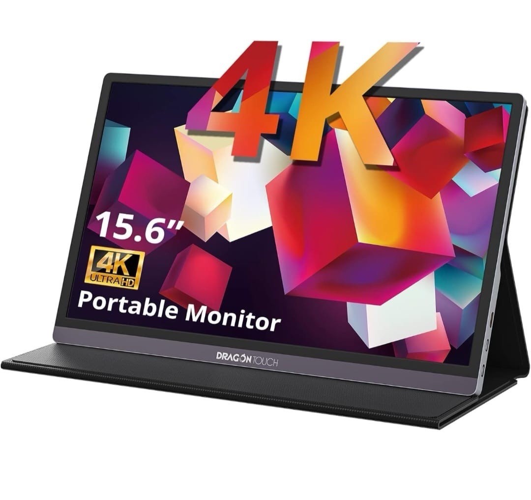 Dragon Touch S1 Pro 15.6" 4K UHD IPS HDR Portable Monitor FreeSync USB-C HDMI