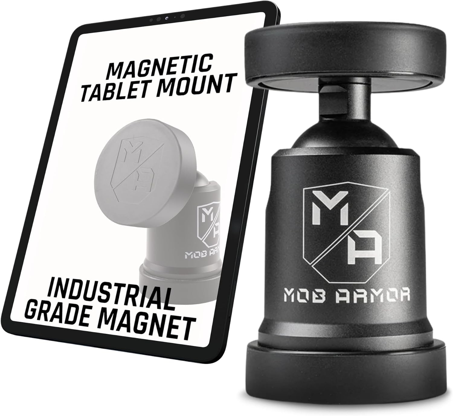 Heavy Duty Magnetic Tablet Mount Adjustable Holder Car Home Office
