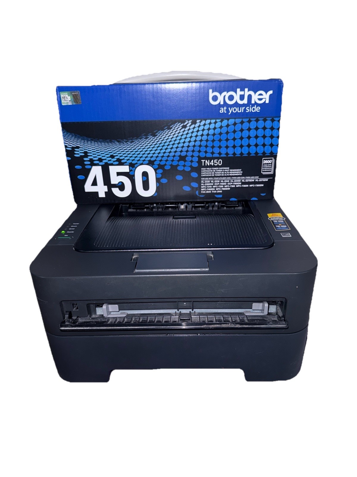 Brother HL-2270DW Wireless Monochrome Laser Printer Bundle - w/ New TN-450 