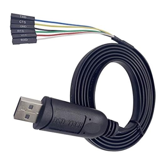 SH-U09G USB to TTL Serial Cable Built-in FTDI FT232RL IC 1.8M/5.9FT 1.8 meters