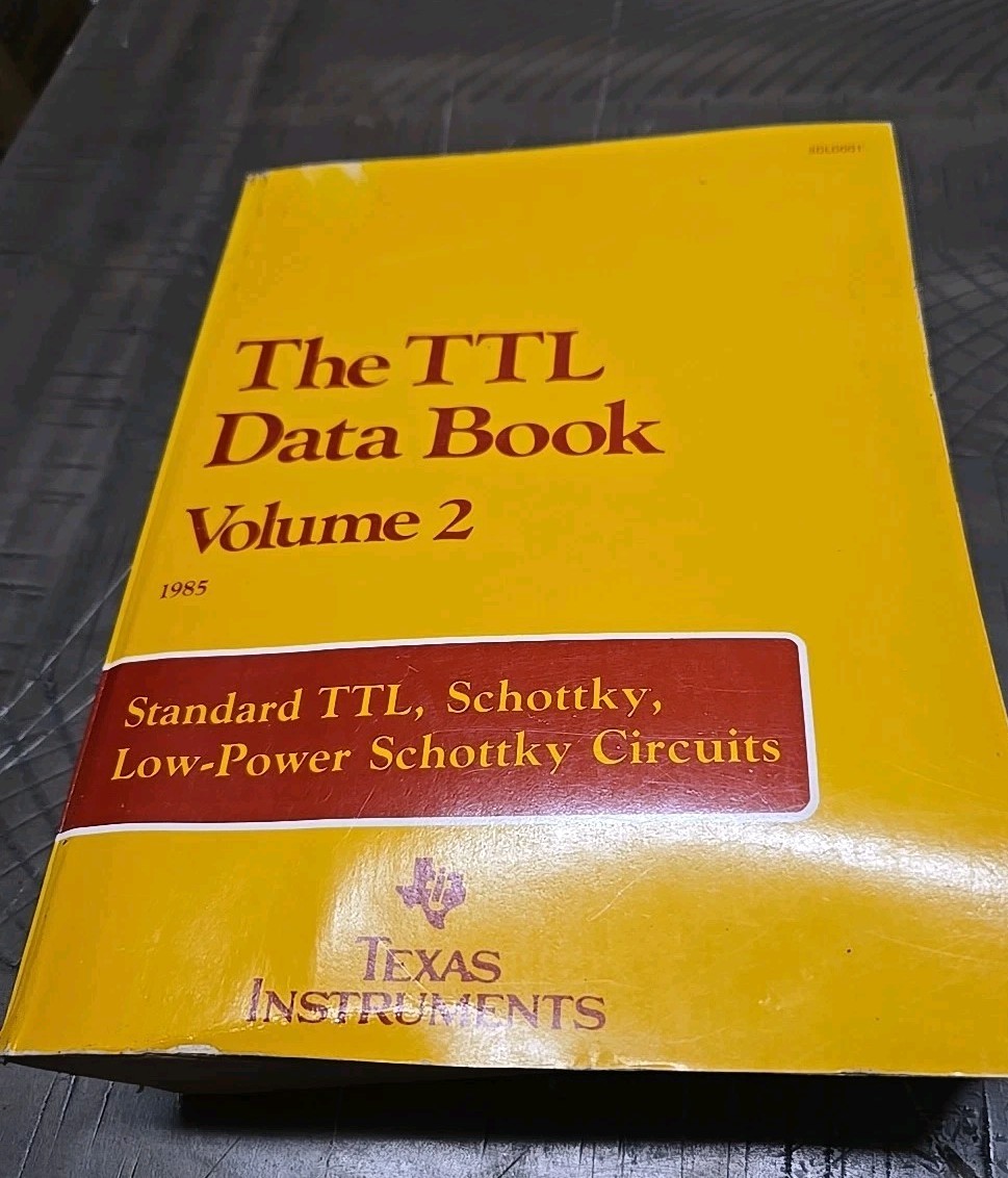TTL Data Book Volume 2(Standard TTL,Schottky Low-power Circuits) 1985 Texas INST