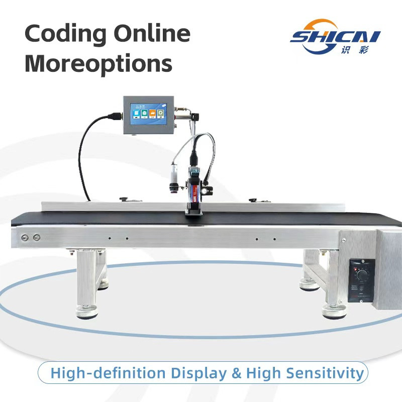 Automatic inkjet printer without conveyor suitable for box printing batch number