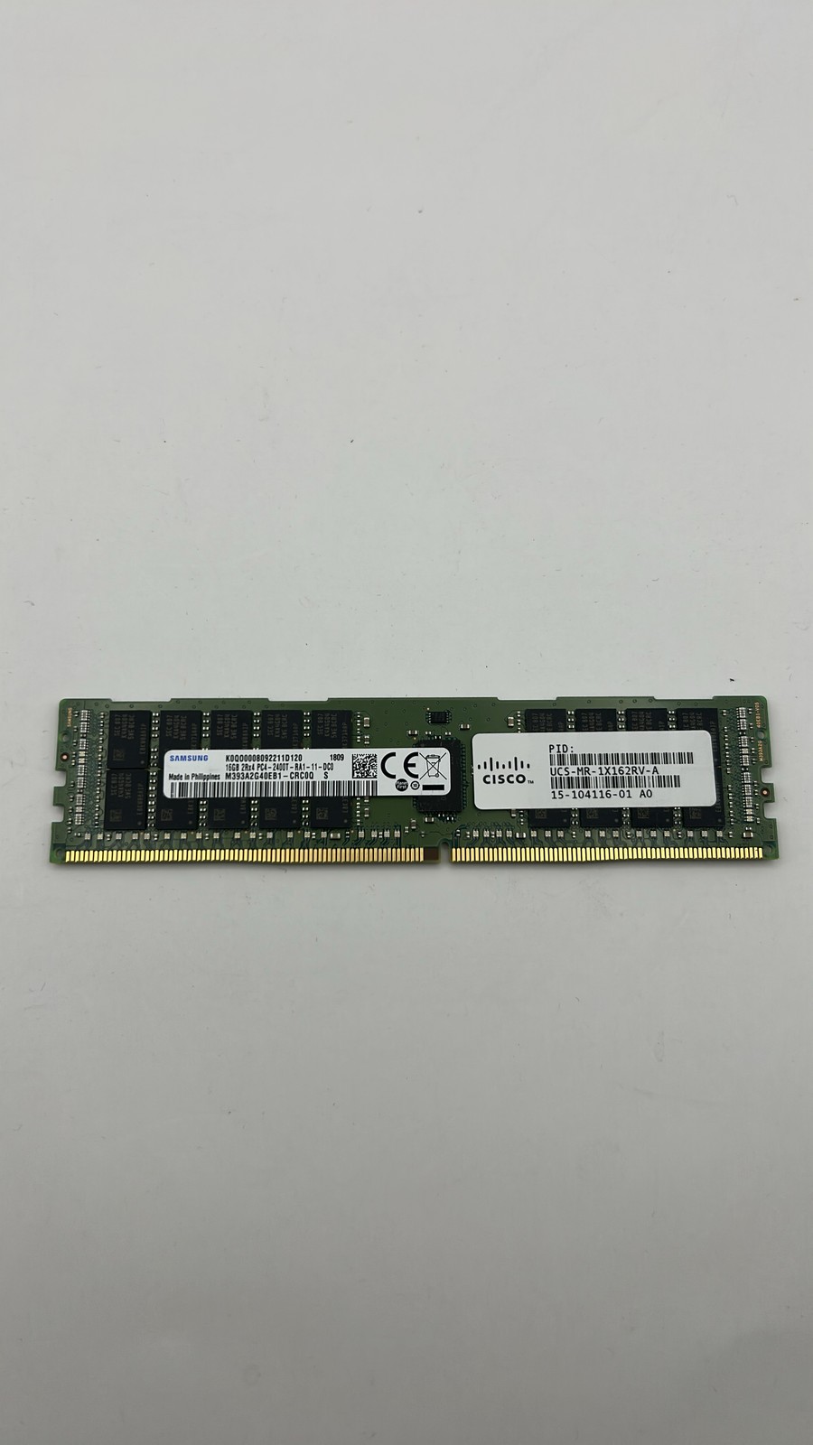 Cisco 16GB DDR4-2400T RDIMM UCS-MR-1X162RV-A 2Rx4 ECC Server RAM