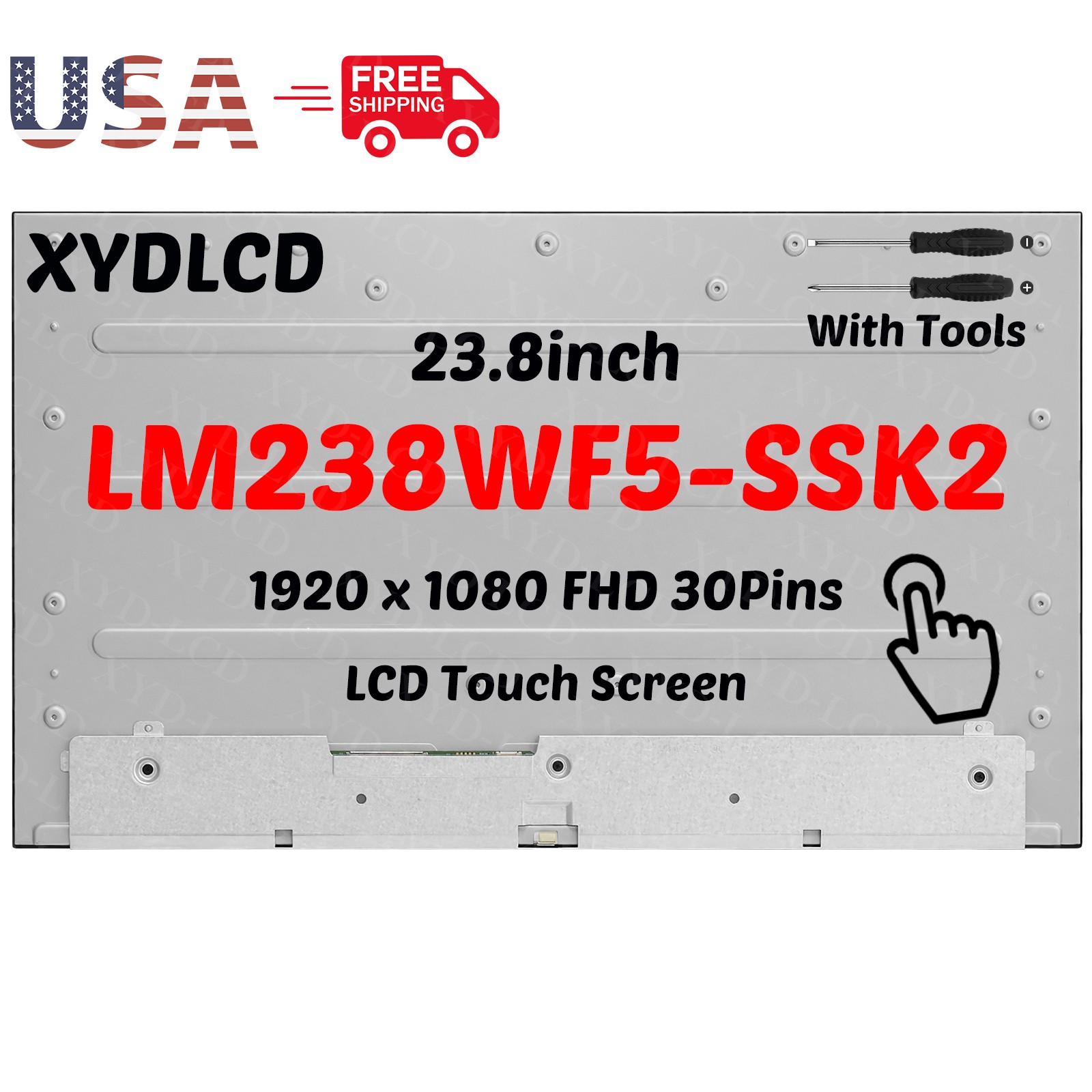23.8in LM238WF5(SS)(K2) LM238WF5 SS K2 for LG AIO Borderless LCD Touch Screen A+