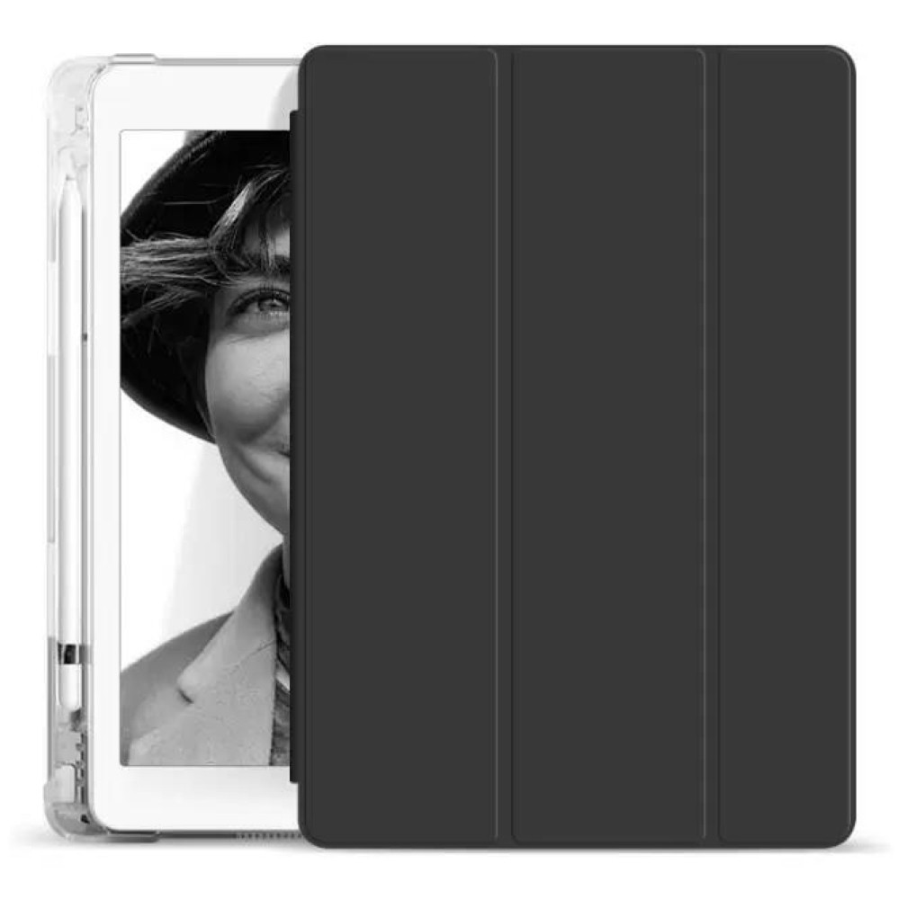 For iPad 5/6/7/8/9/10/11th A16 Mini Air Pro 2026 Smart Case Cover w/ Pen Holder