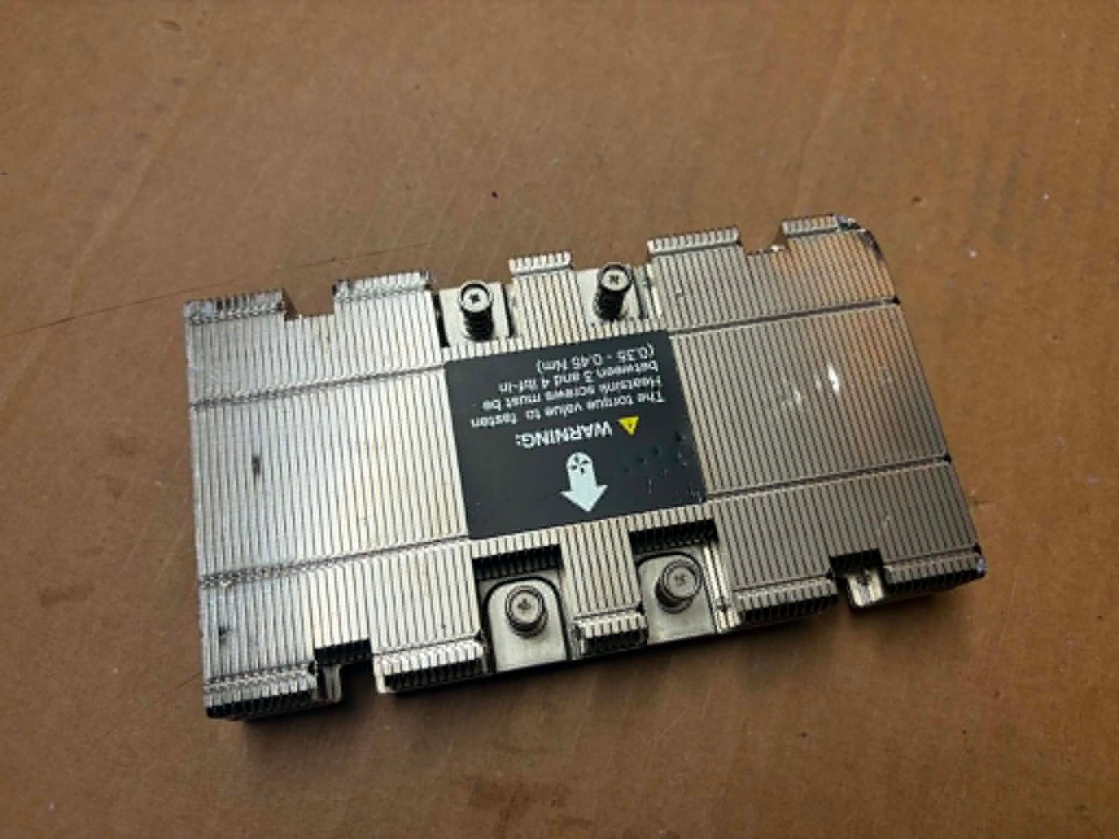 Dell PowerEdge C4130 C4140 Standard SXM2 GPU Heatsink JNMFW