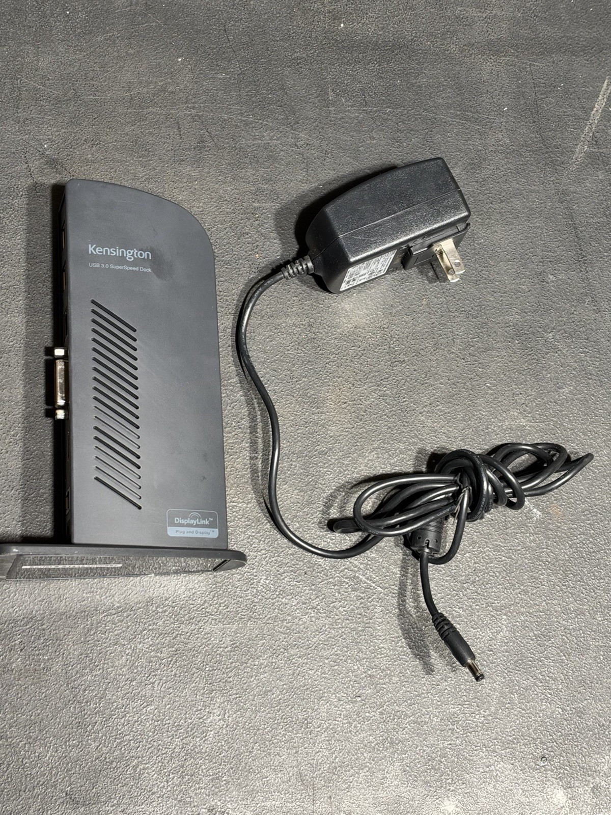 Kensington SD3500v USB 3.0 Dual Monitor Docking Station K33972 Tested Working
