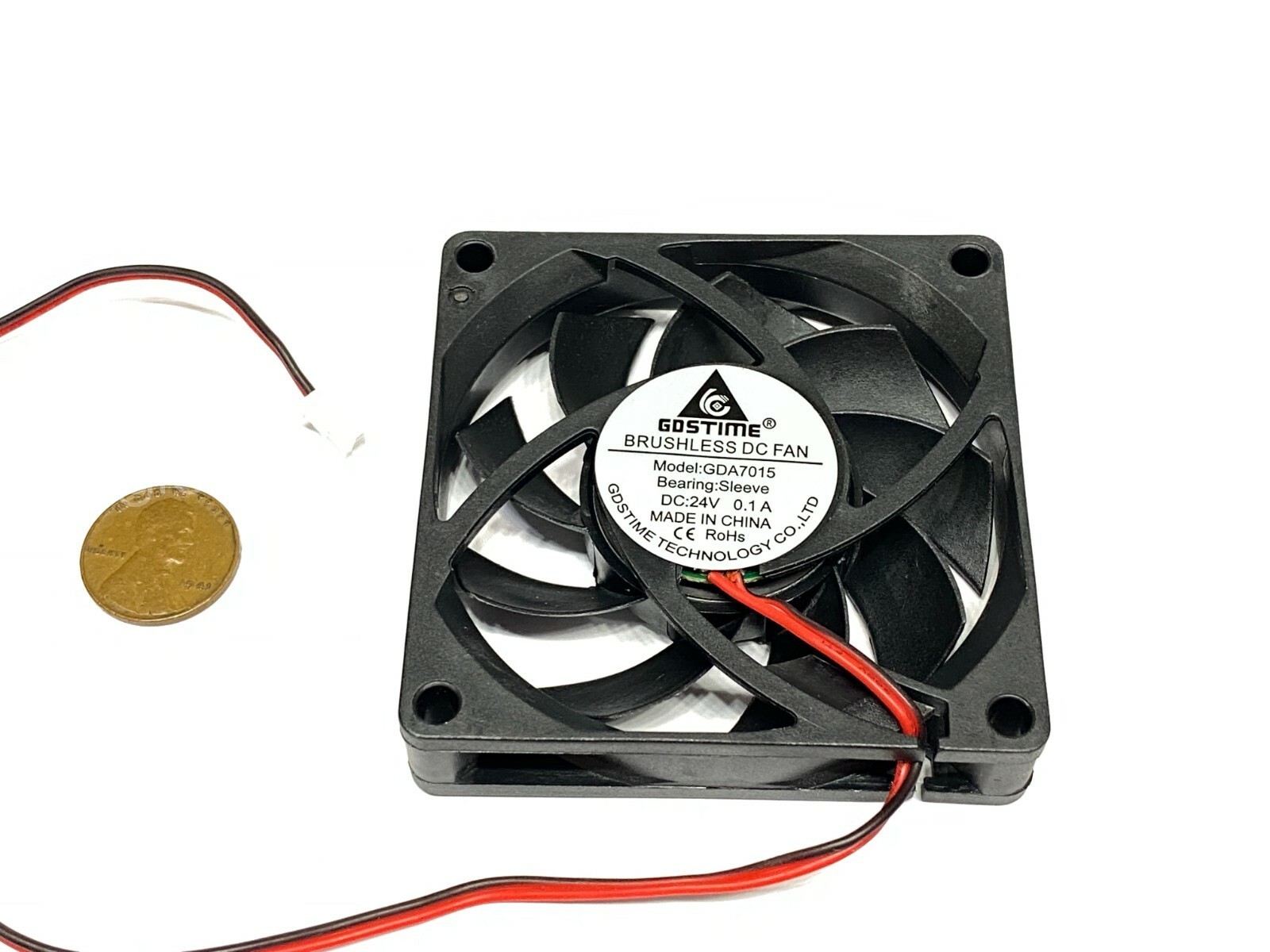 1 Piece Fan 24v 70mm x 15mm 2pin 7015 3d printer extruder fan cpu blower
