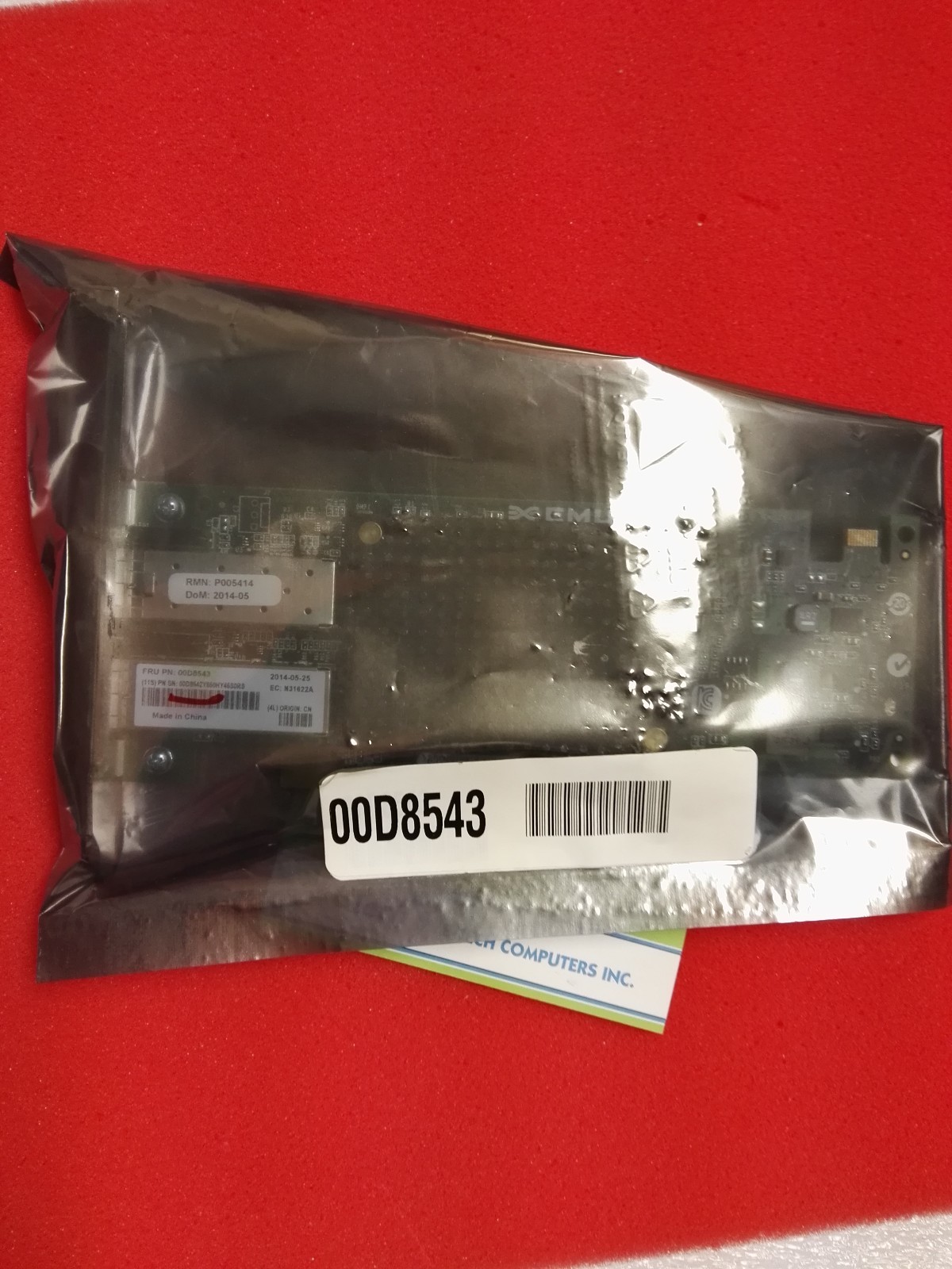 00D8540 00D8543 - IBM Emulex Dual Port 10 GbE Virtual Fabric Adapter IIIr  PCI-e