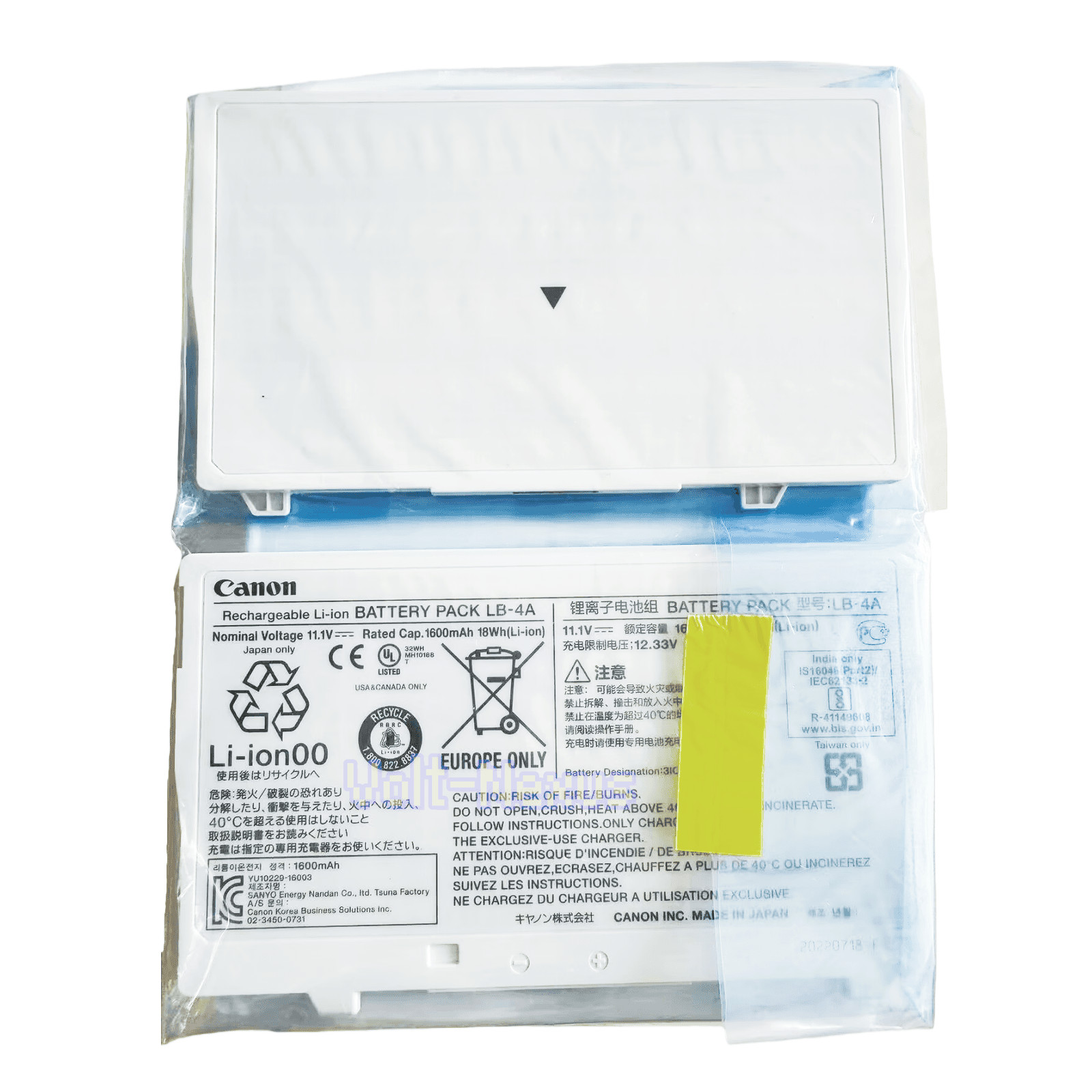 11.1V 18Wh CXDI-710C Original Medical Tablet Battery for CANON LB-4A Tablet Bat