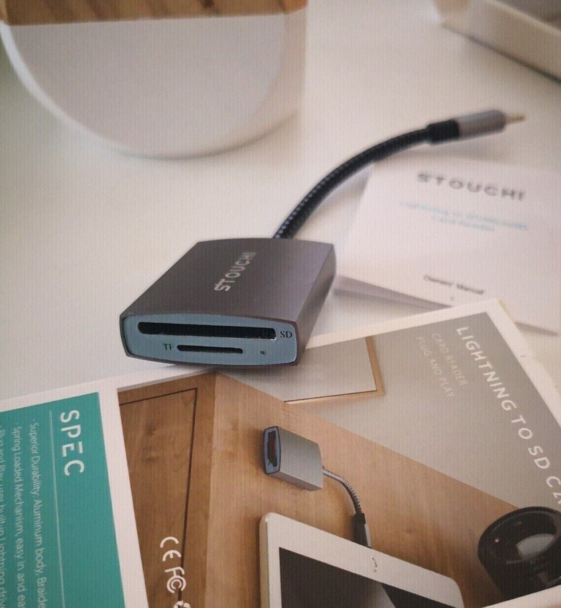 NEW SD Card Reader for iPhone/iPad/Macbook,Cameras, and More.