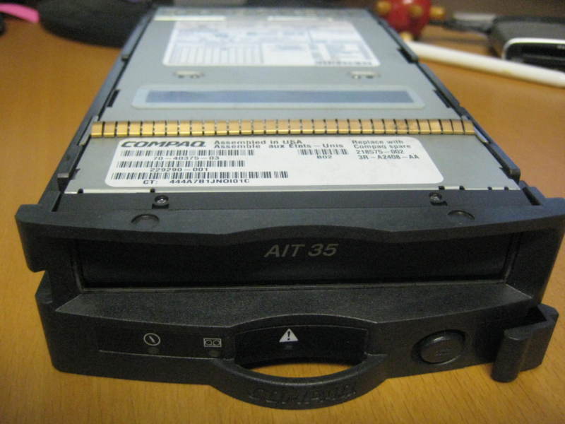 Compaq SONY HP AIT35 AIT1 HotPlug Tape Drive 229290-001 218575-002